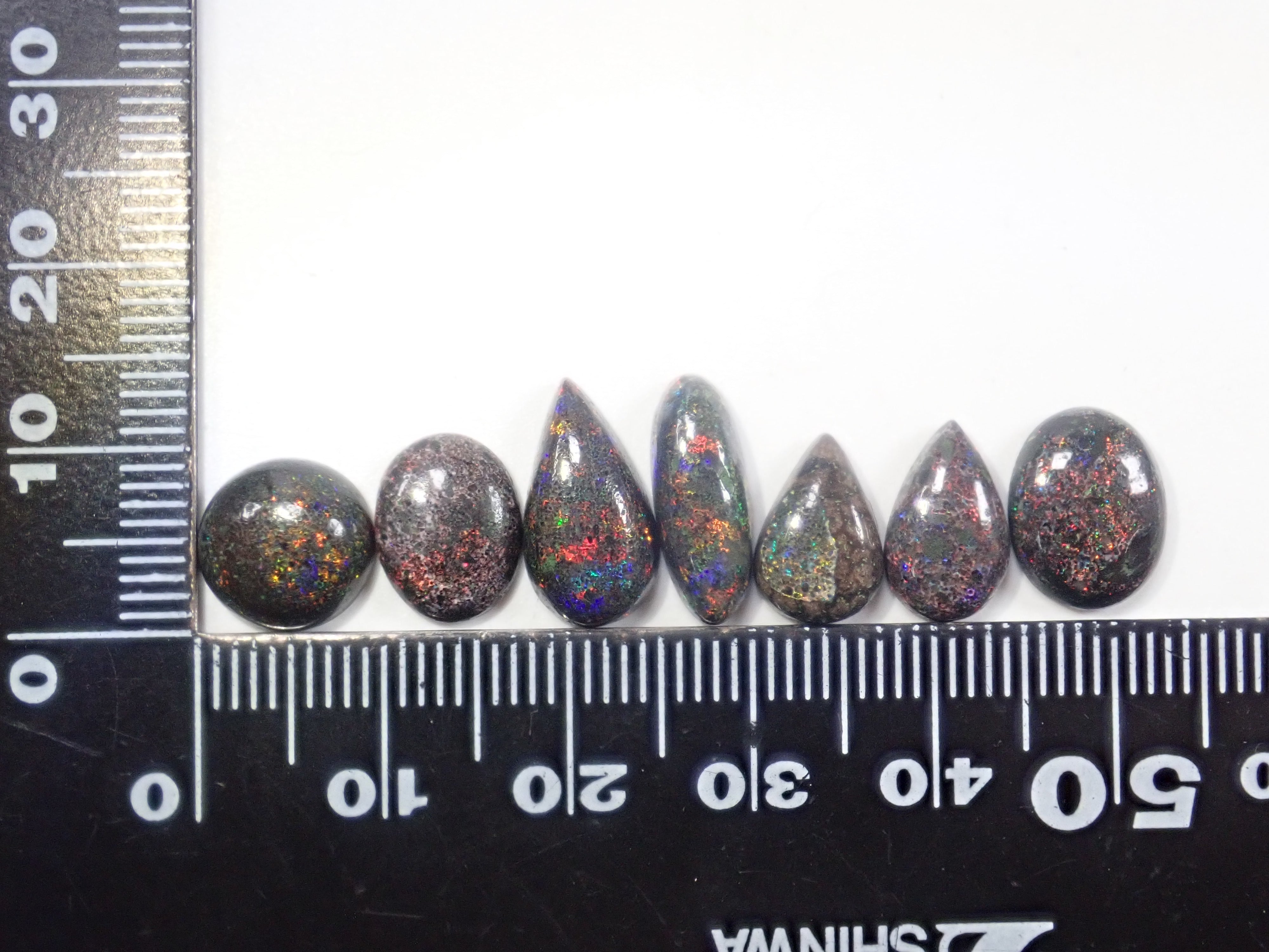 【3/28 22時販売】《ツーソン新着・限定28石》オーストラリア・アンダムーカ産ブラックマトリクスオパール(炭化処理)1石ルース《複数購入割引有》