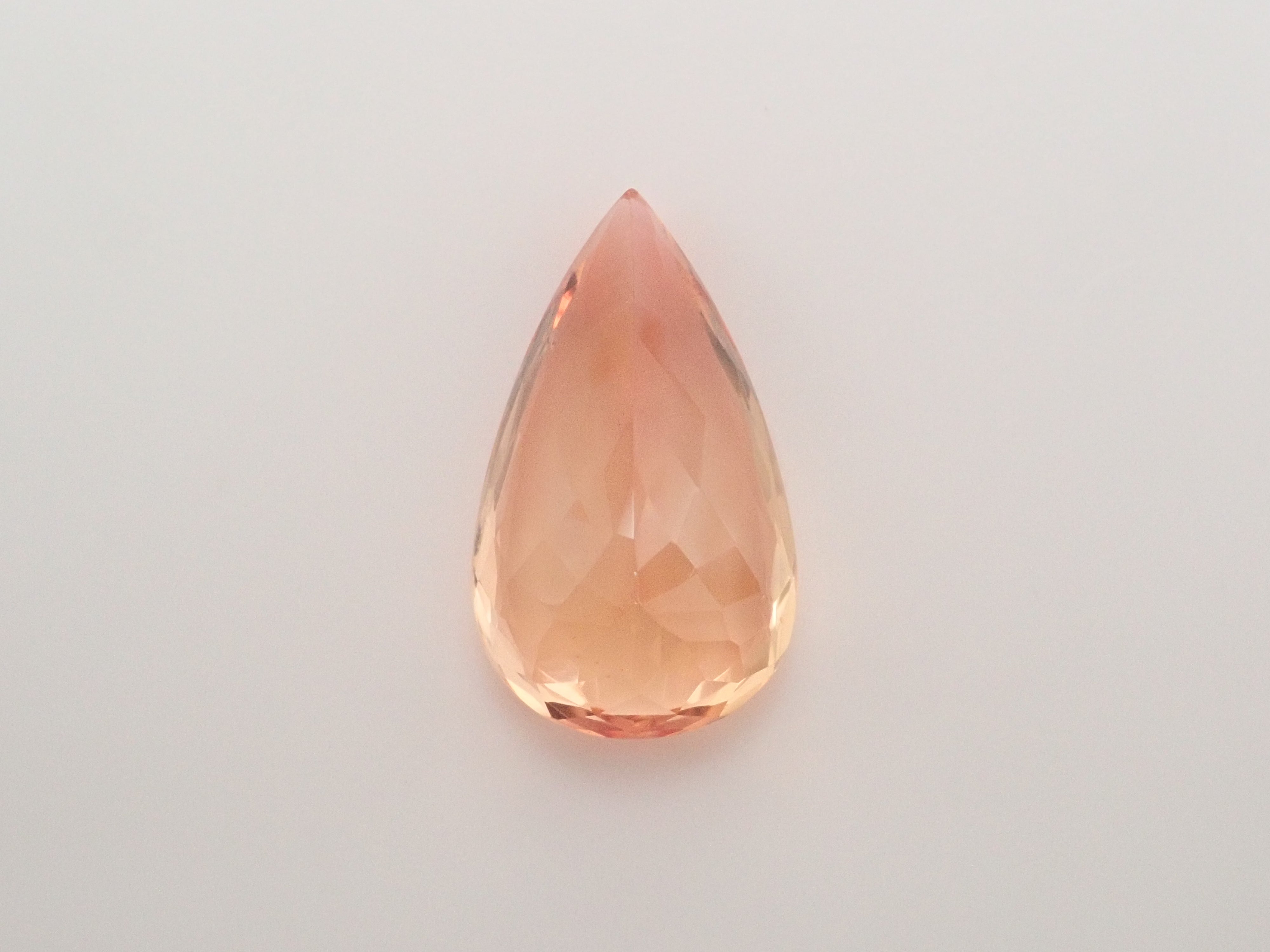 【12562595掲載】ブラジル産インペリアルトパーズ 3.999ctルース