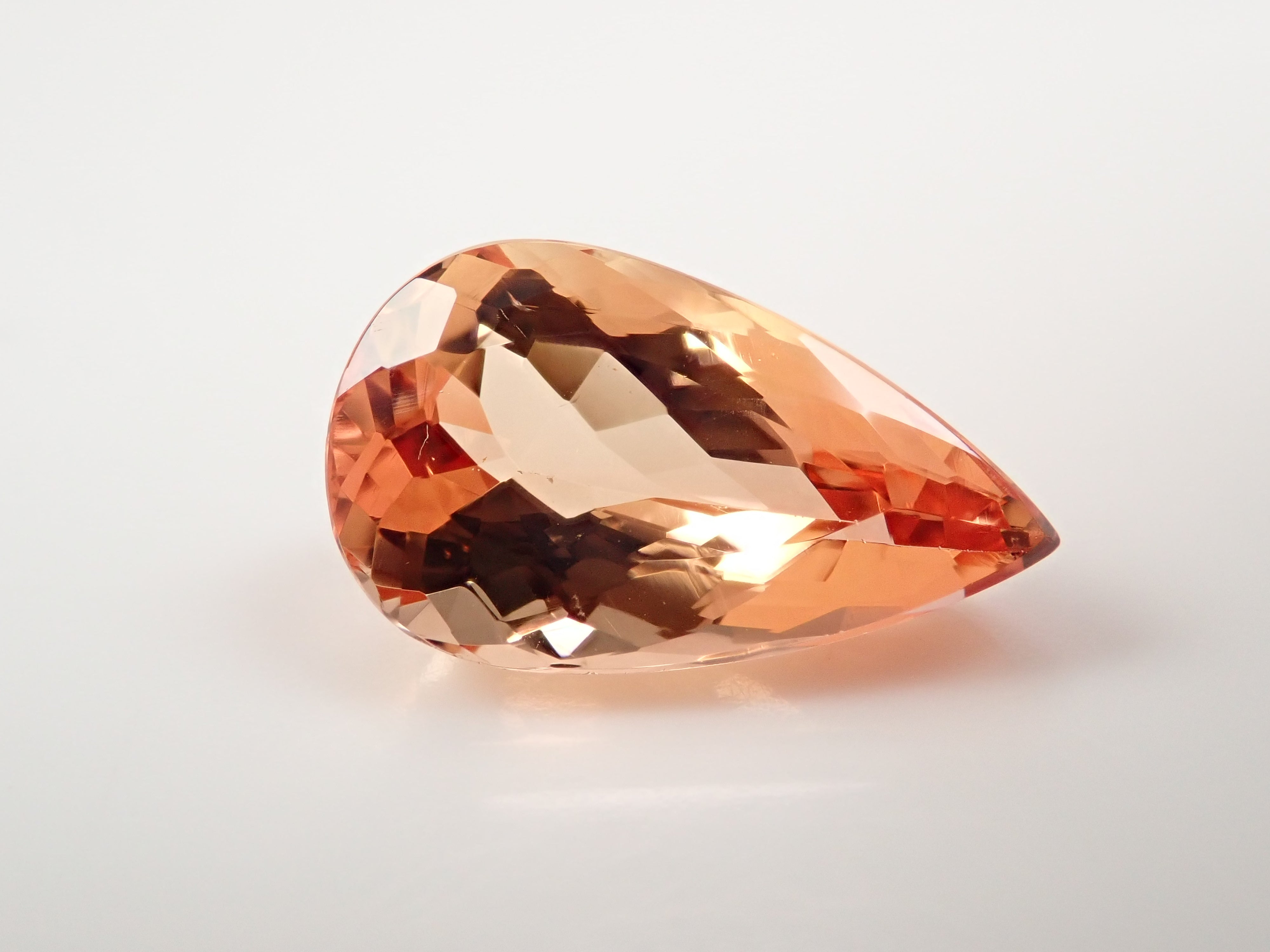 【12562595掲載】ブラジル産インペリアルトパーズ 3.999ctルース