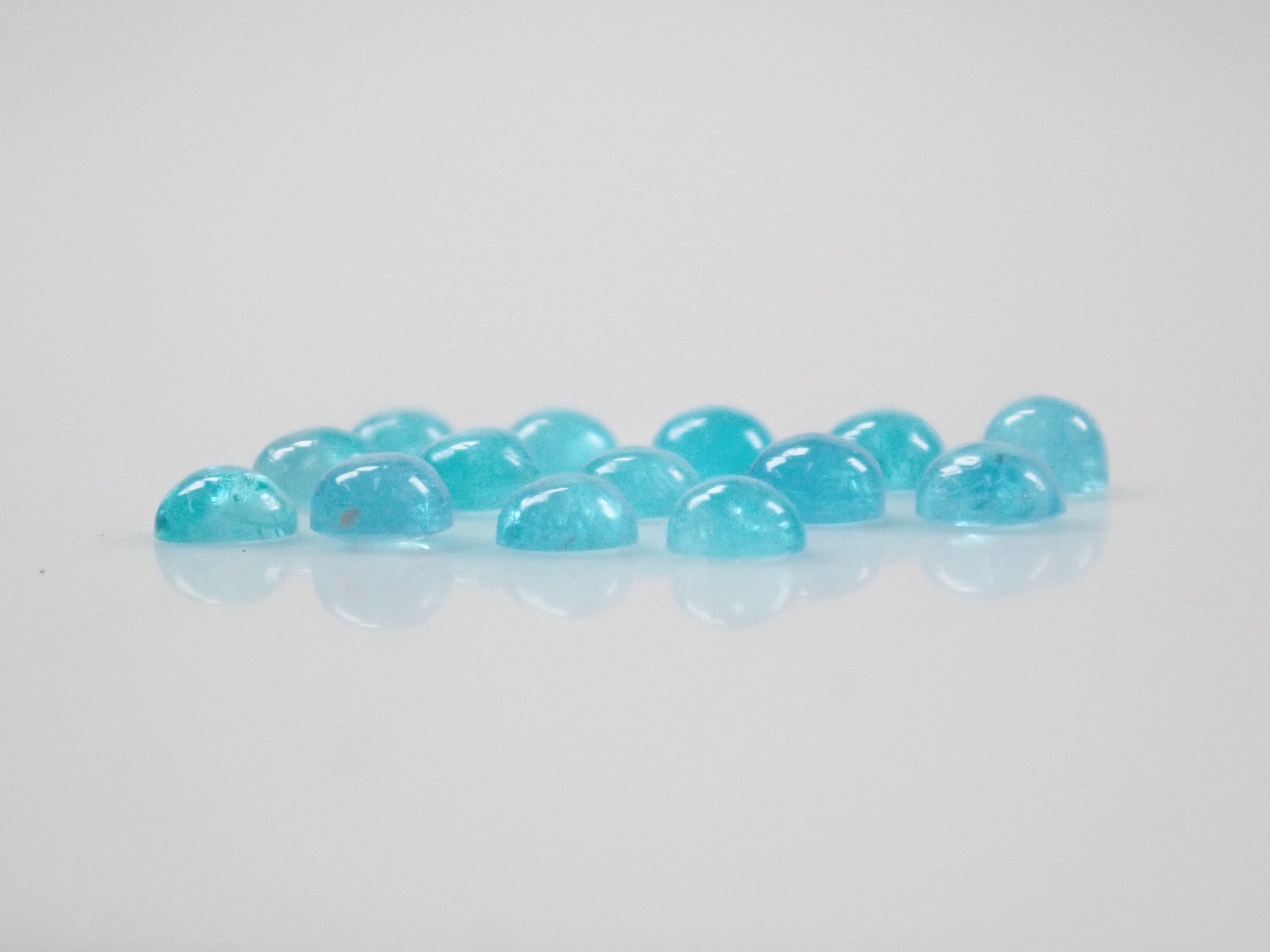 巴西帕拉伊巴碧璽(凸面切割,約2.2毫米)1顆裸石(多件購買可享折扣)