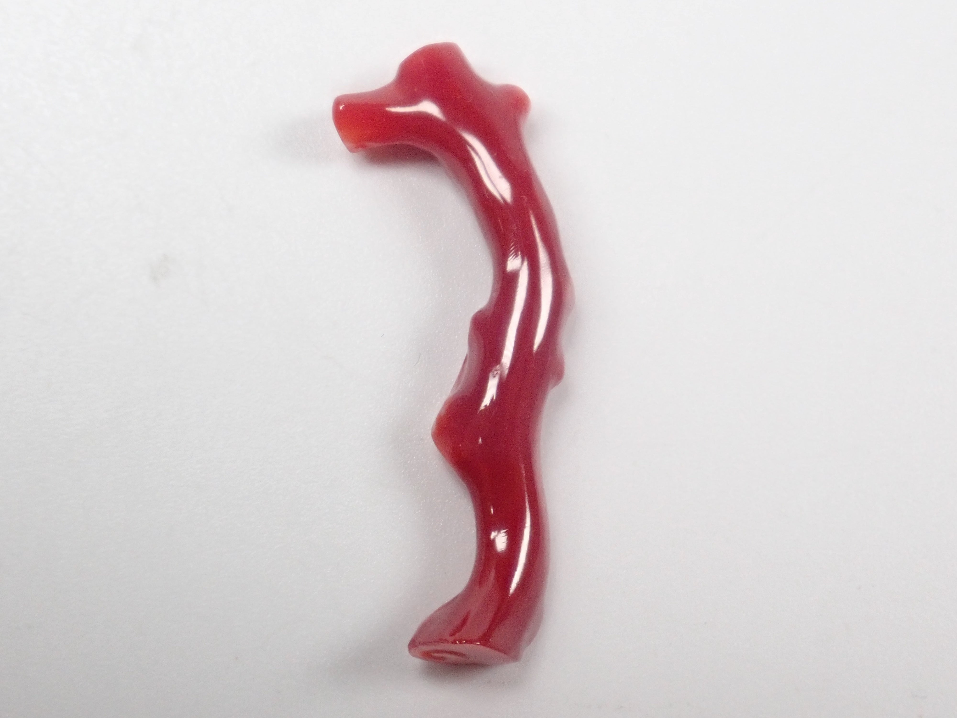 《Limited to 4 stones》Kochi Prefecture Blood Red Coral Branch (Raw Wood) 1 stone (March birthstone, coral, average 7.2ct) 《Multiple purchase discount available》