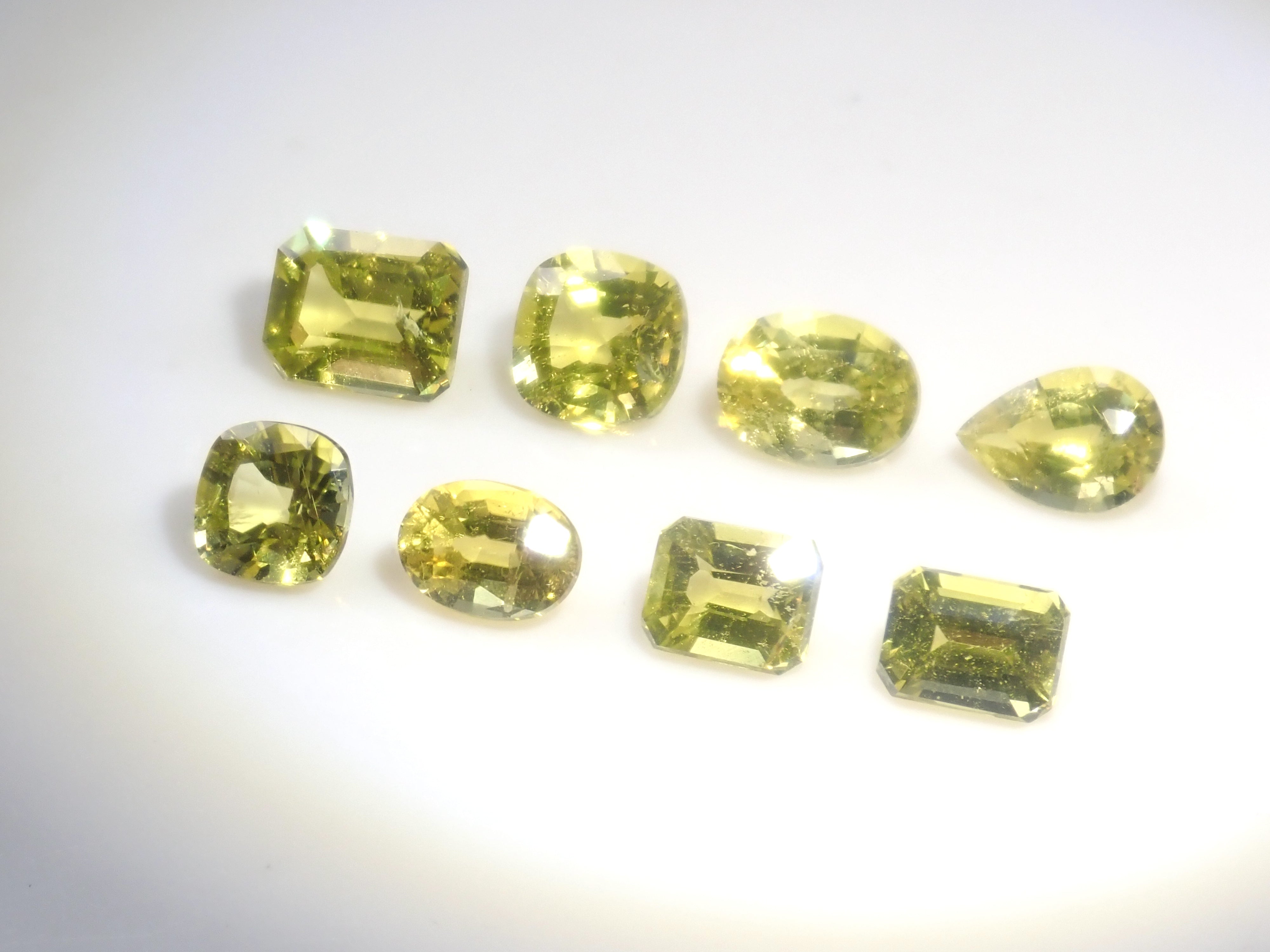 【4/11 22時販売】《ツーソン新着・限定8石》ザンビア産カナリーイエロートルマリン 平均0.47ct《複数購入割引有》