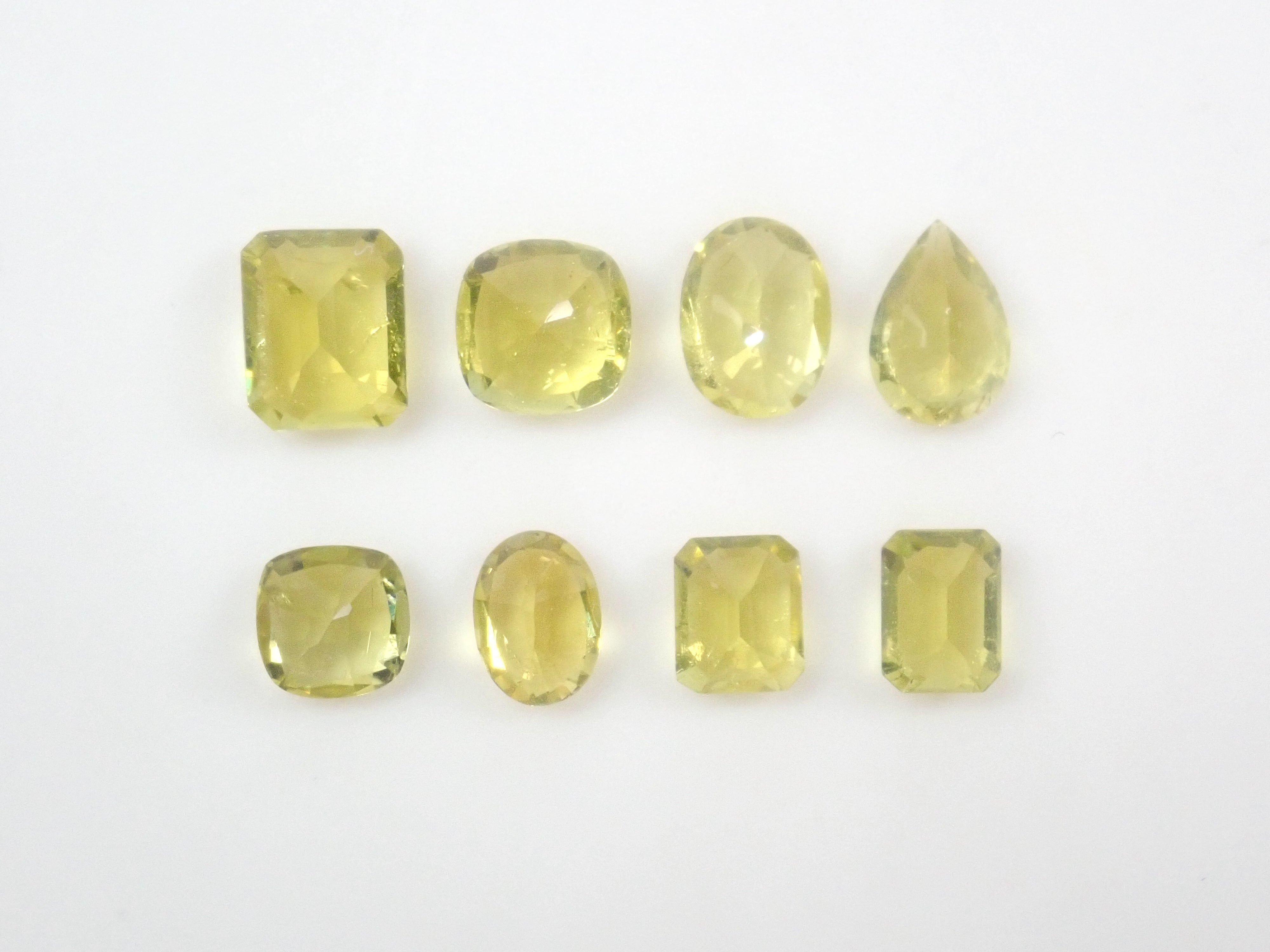 【4/11 22時販売】《ツーソン新着・限定8石》ザンビア産カナリーイエロートルマリン 平均0.47ct《複数購入割引有》