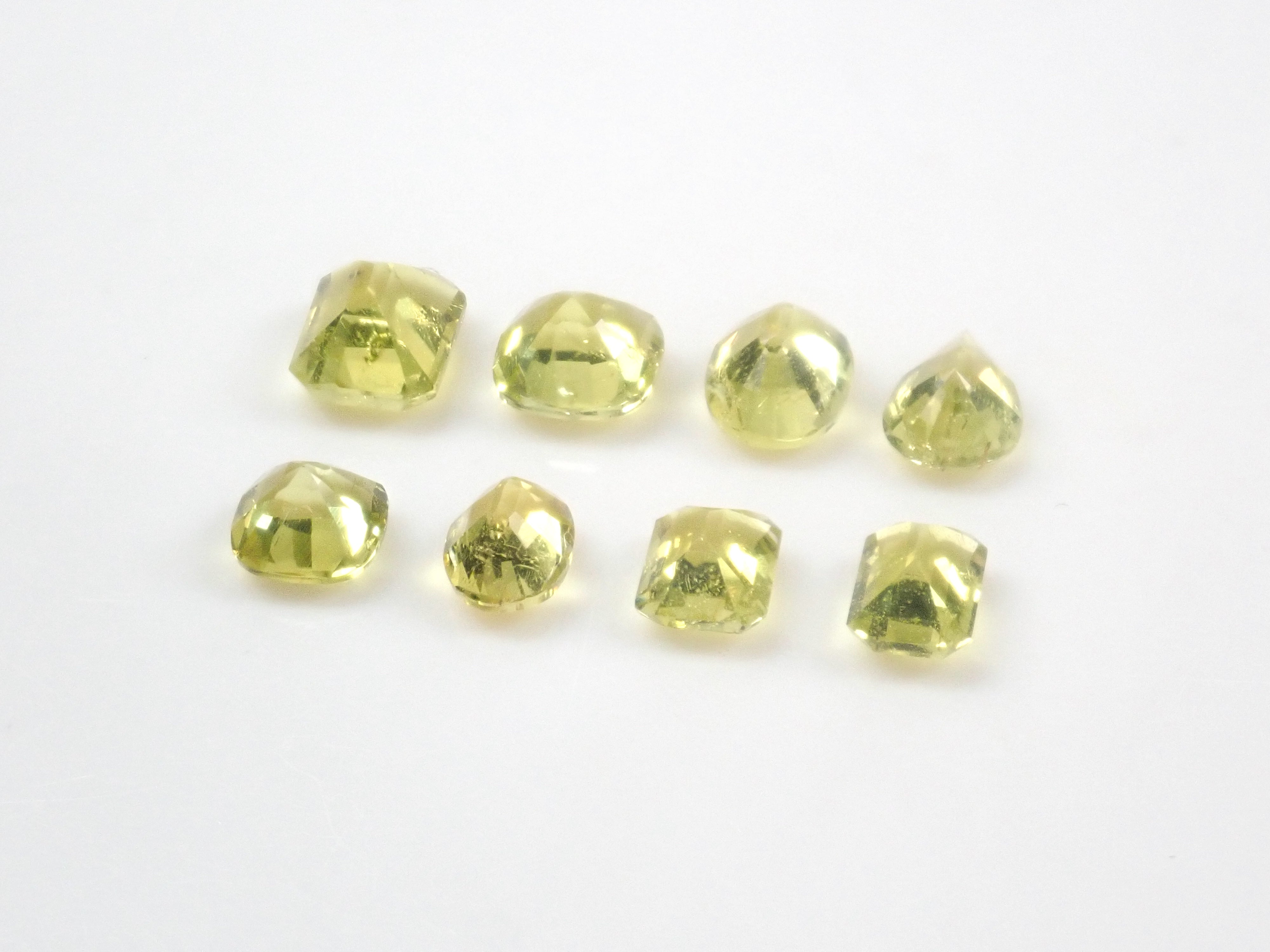 【4/11 22時販売】《ツーソン新着・限定8石》ザンビア産カナリーイエロートルマリン 平均0.47ct《複数購入割引有》