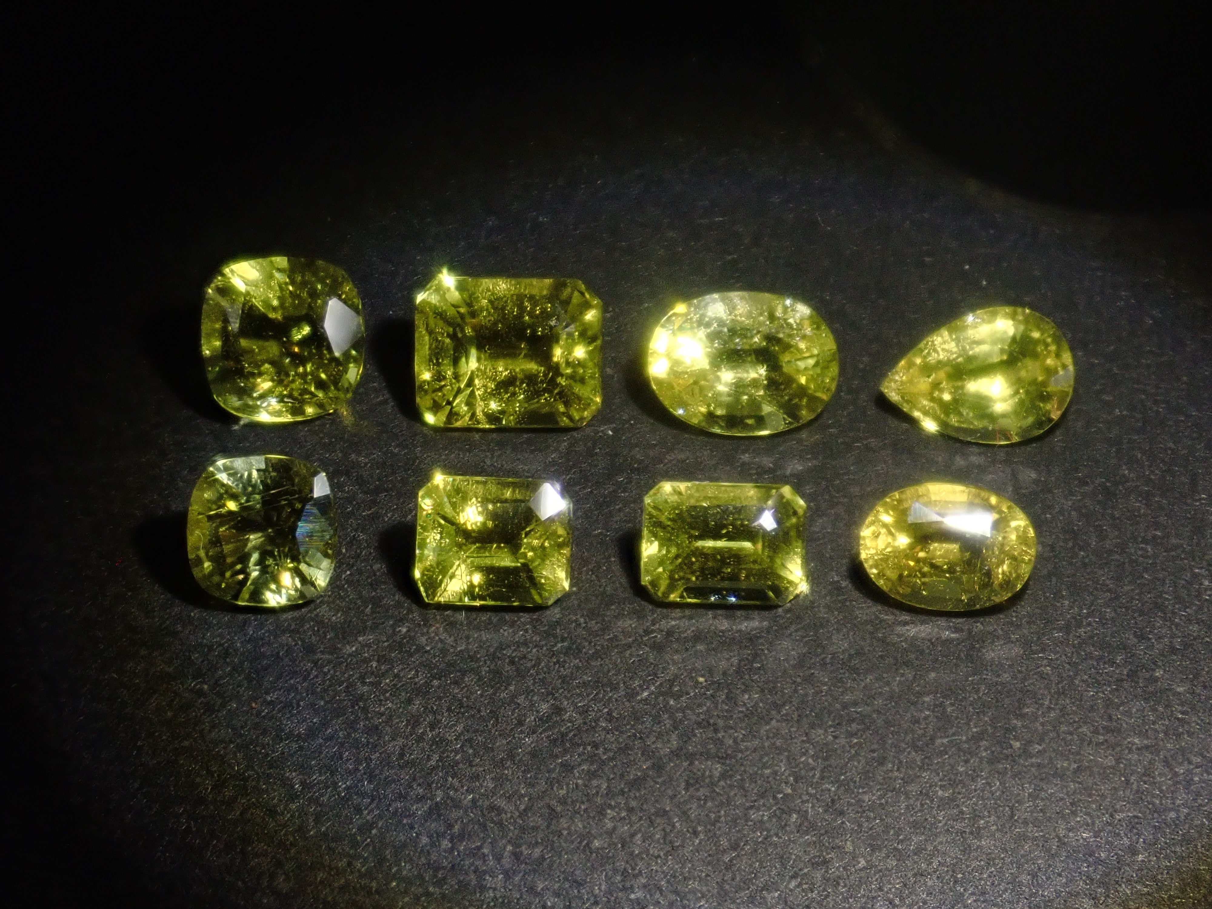 【4/11 22時販売】《ツーソン新着・限定8石》ザンビア産カナリーイエロートルマリン 平均0.47ct《複数購入割引有》