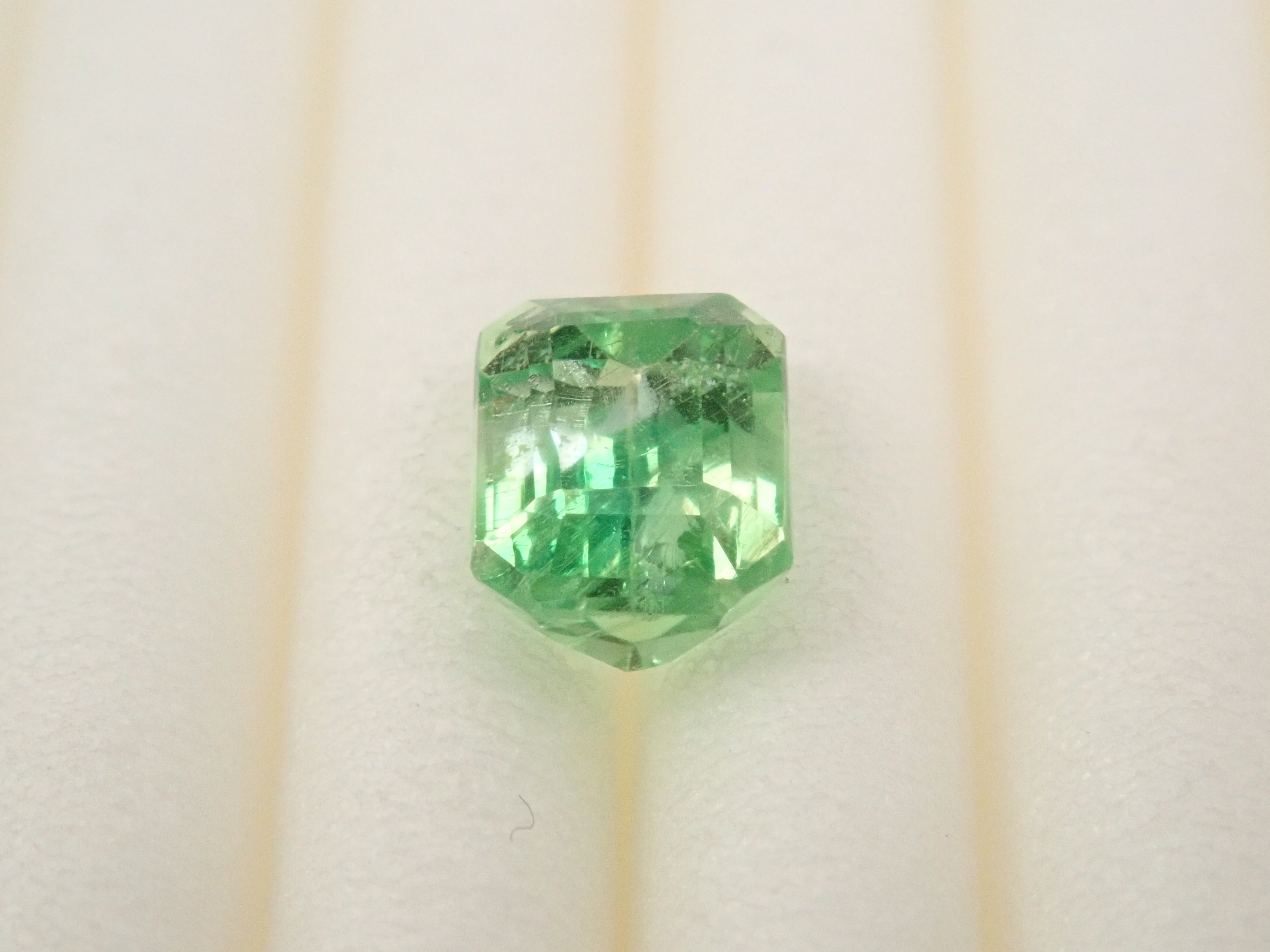 ケニア産バイカラーグロッシュラーガーネット 0.496ctルース