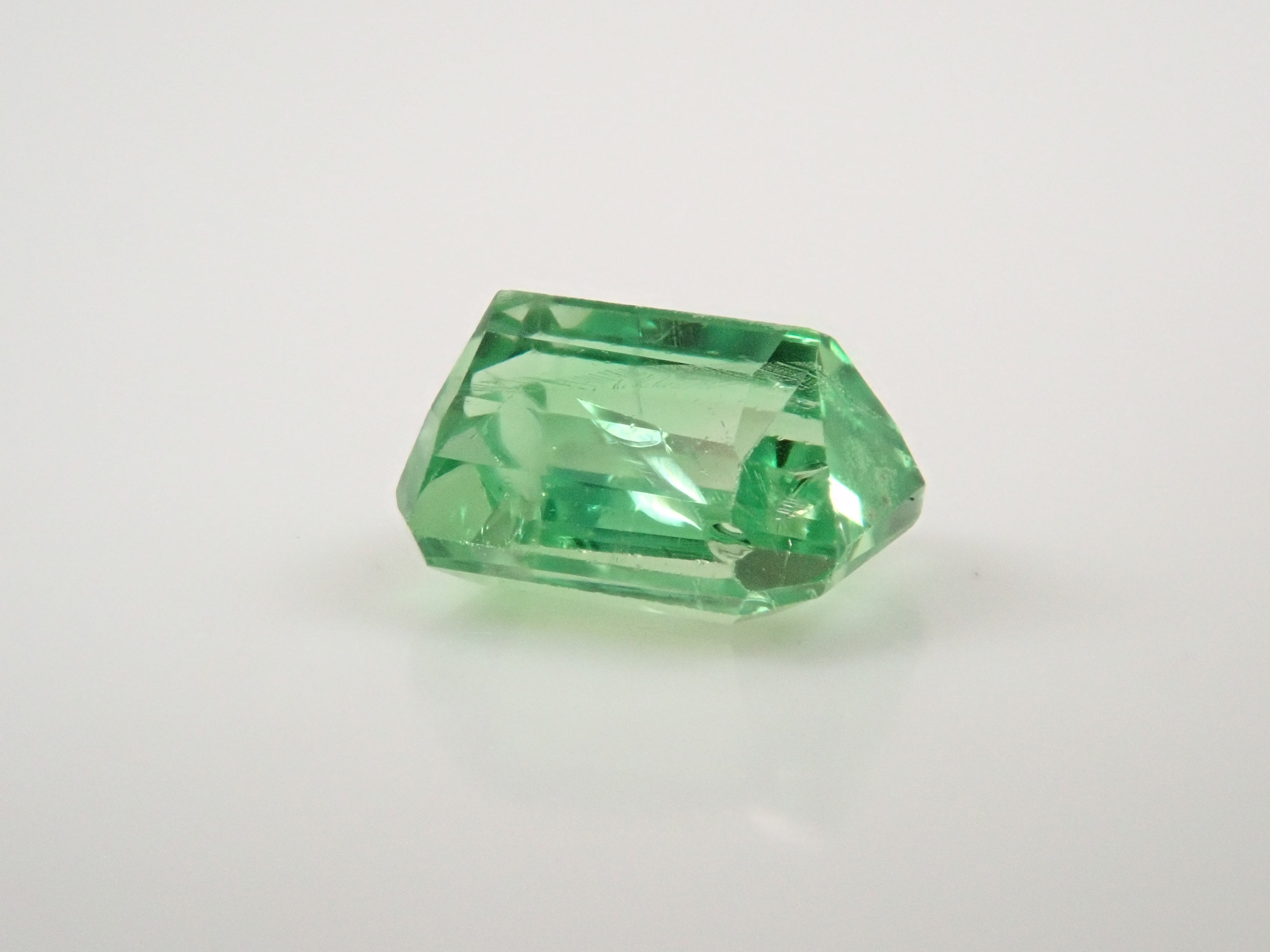 ケニア産バイカラーグロッシュラーガーネット 0.496ctルース