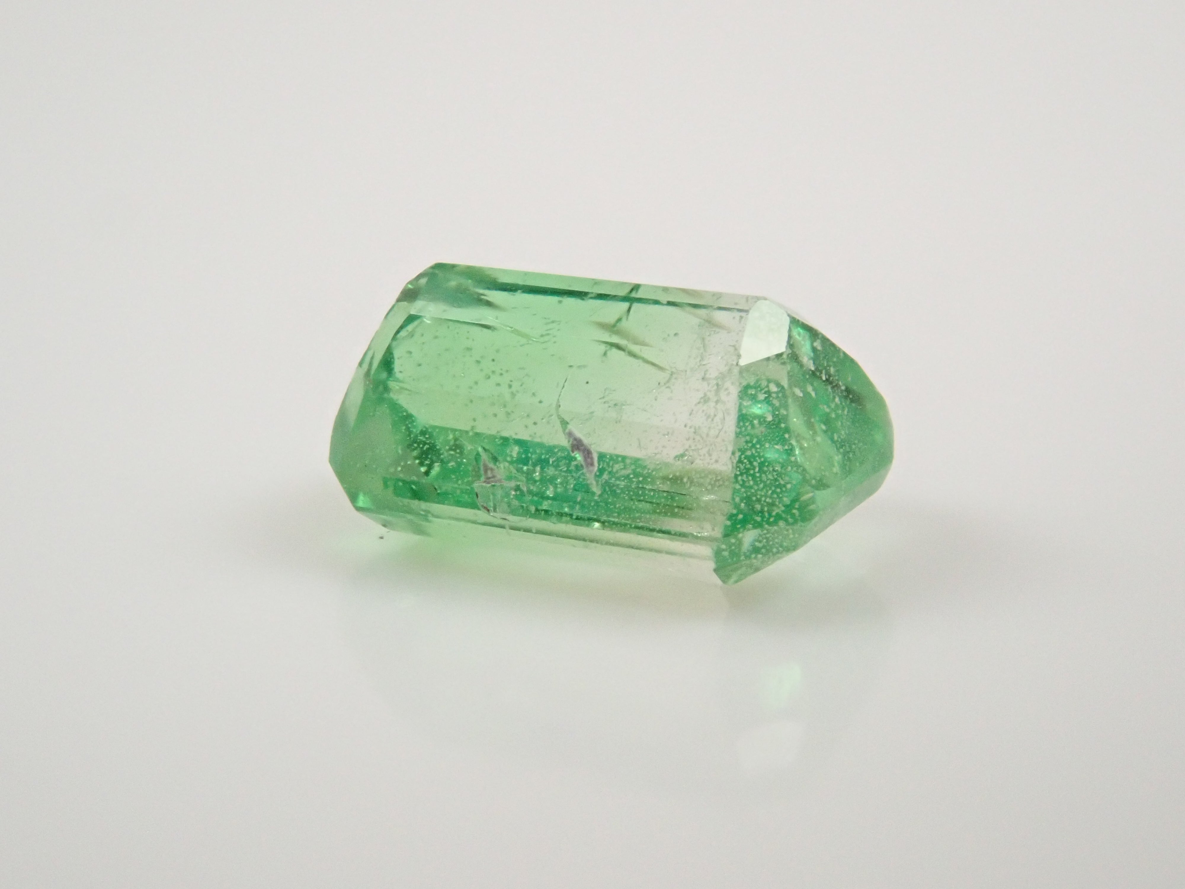 【12562577掲載】ケニア産バイカラーグロッシュラーガーネット 0.790ctルース