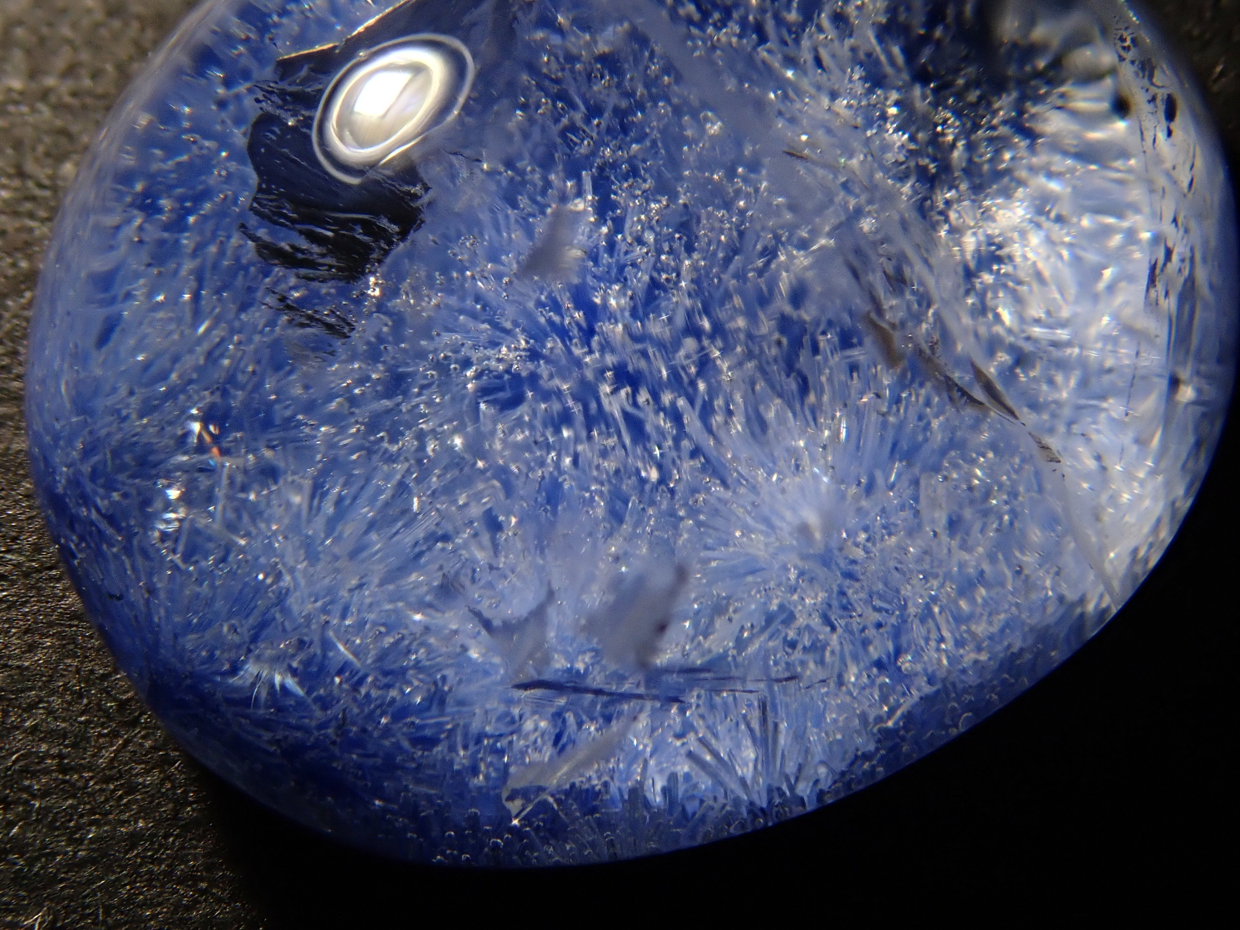 デュモルチェライトインクォーツ 5.830ctルース