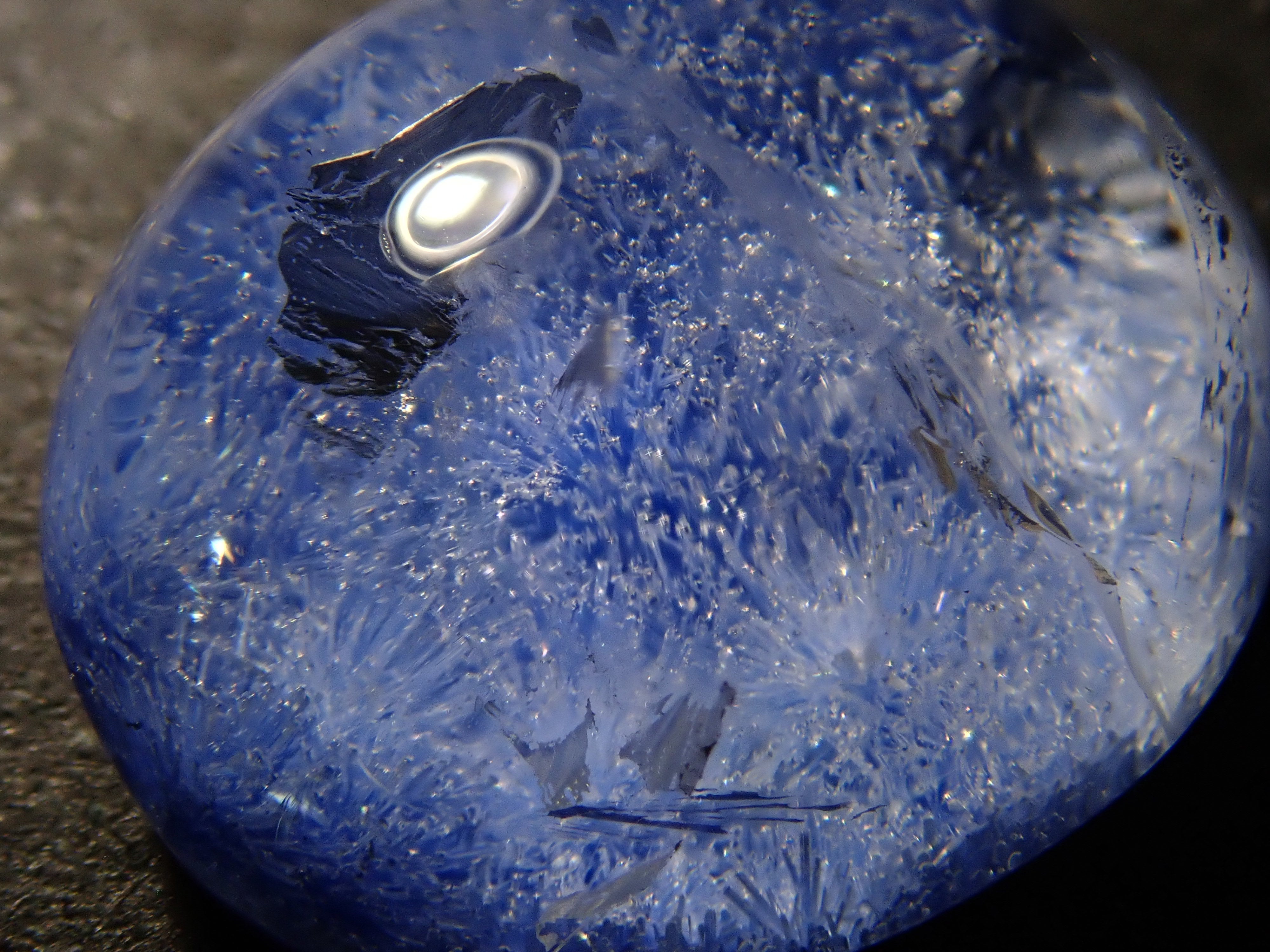 デュモルチェライトインクォーツ 5.830ctルース