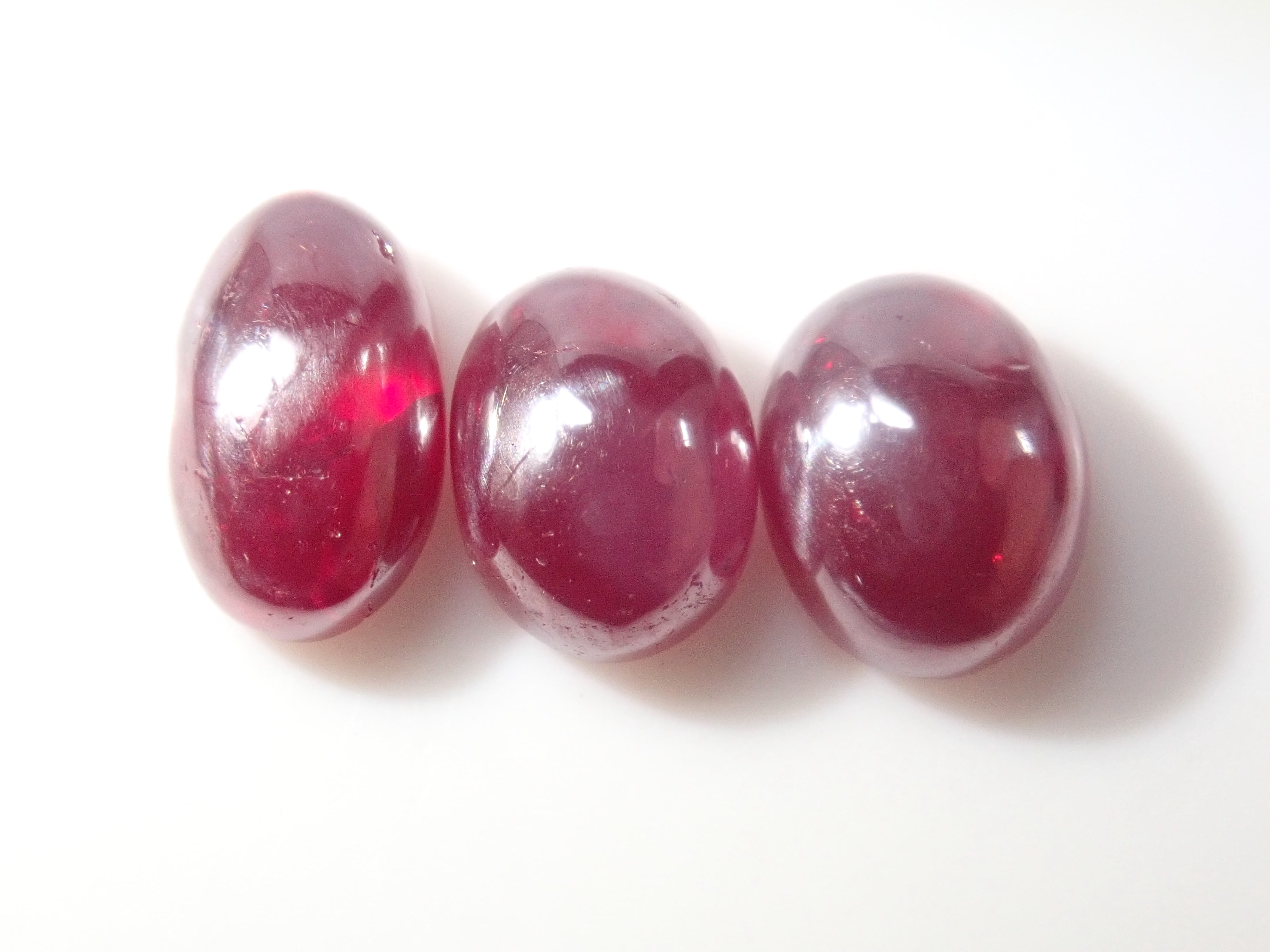 【4/4 22時販売】《限定3石》雲南省産シンシャ・辰砂1石ルース(平均2.30ct,全石鑑別書付き)《複数購入割引有》