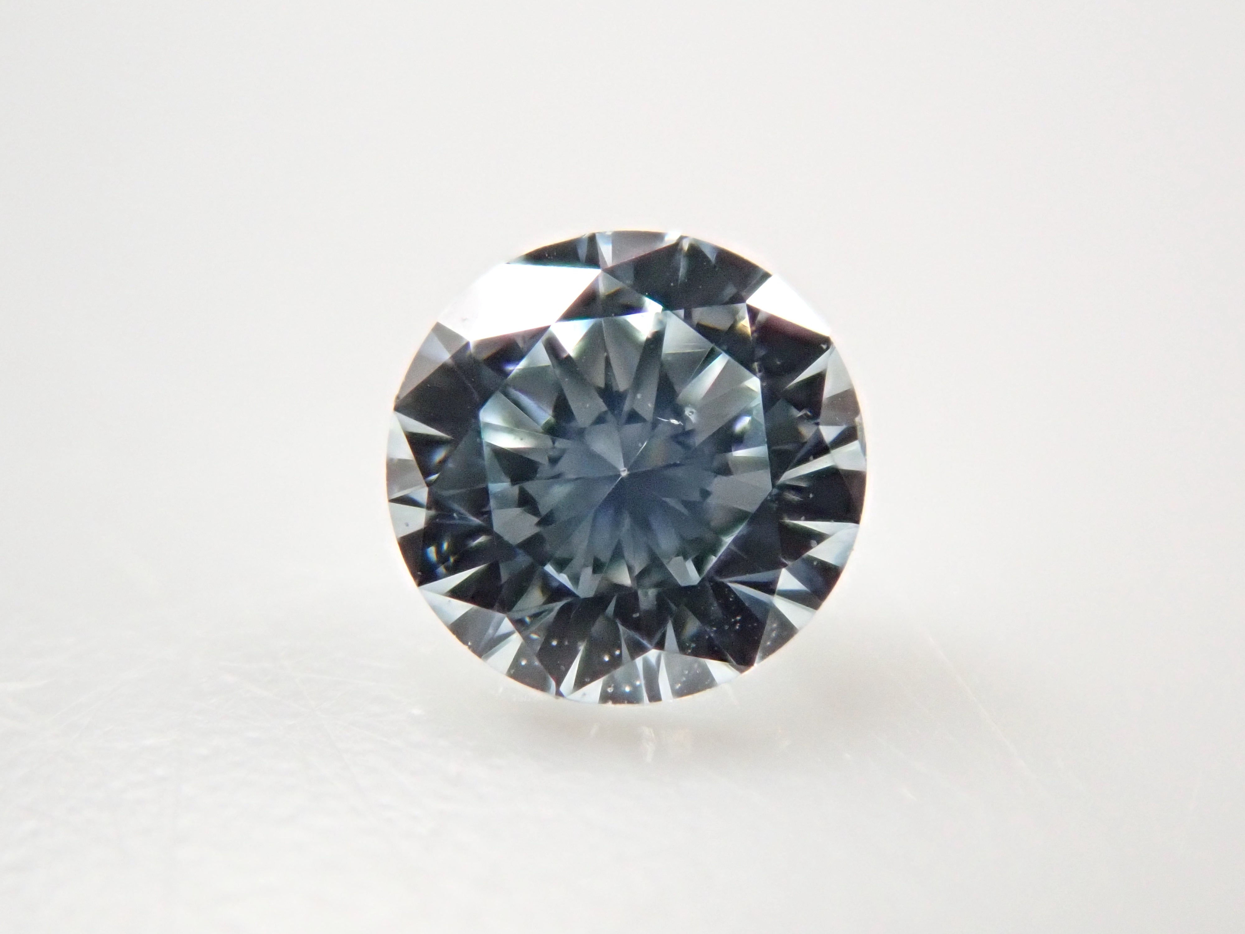 アイスブルーダイヤモンド 3.0mm/0.090ctルース(Undetermined) GIA