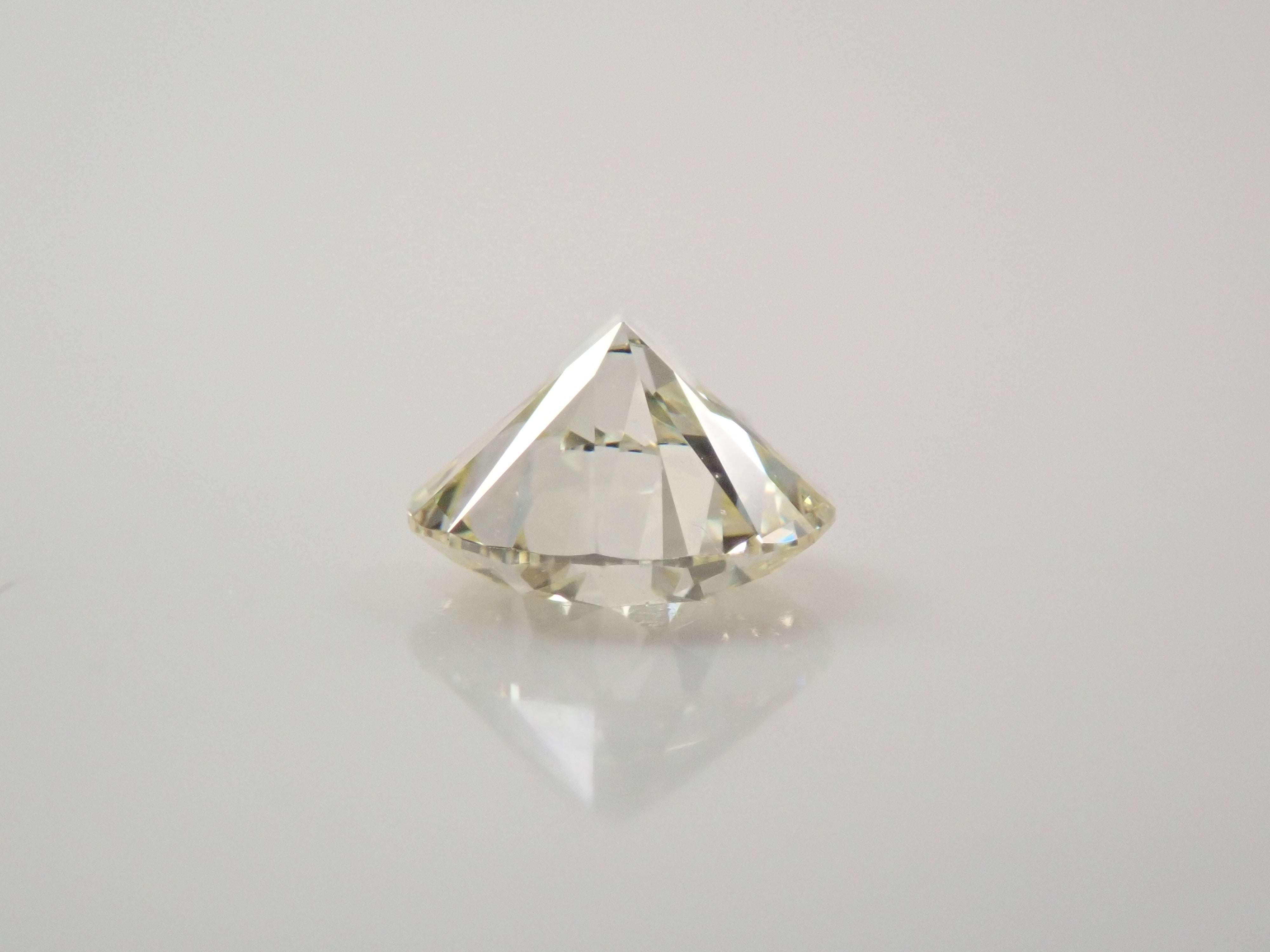 イエローダイヤモンド(H&C) 0.313ctルース(UNDER N(VERY LIGHT YELLOW), VVS-2, Excellent H&C)