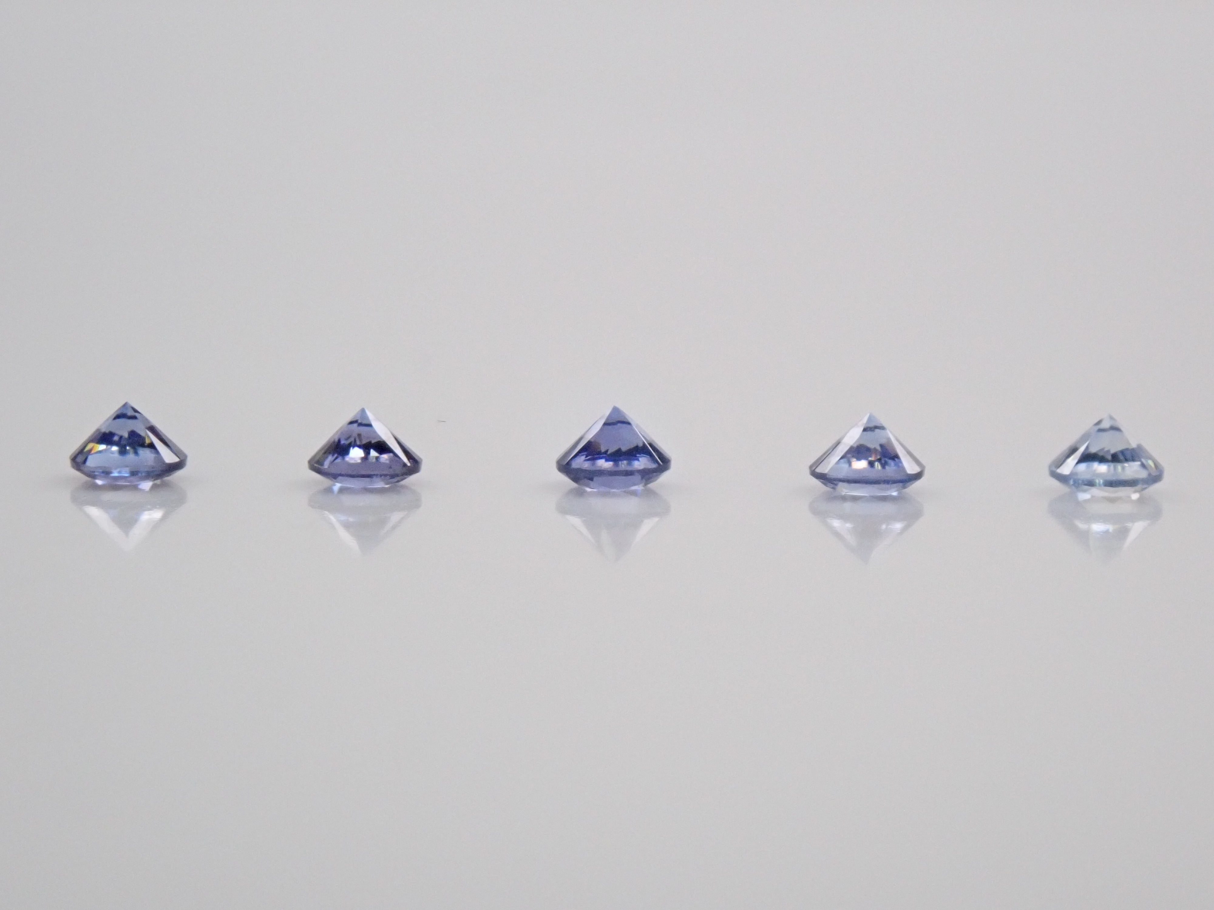 ベニトアイト 2.2mm/0.270ctルース(グラデーションセット)