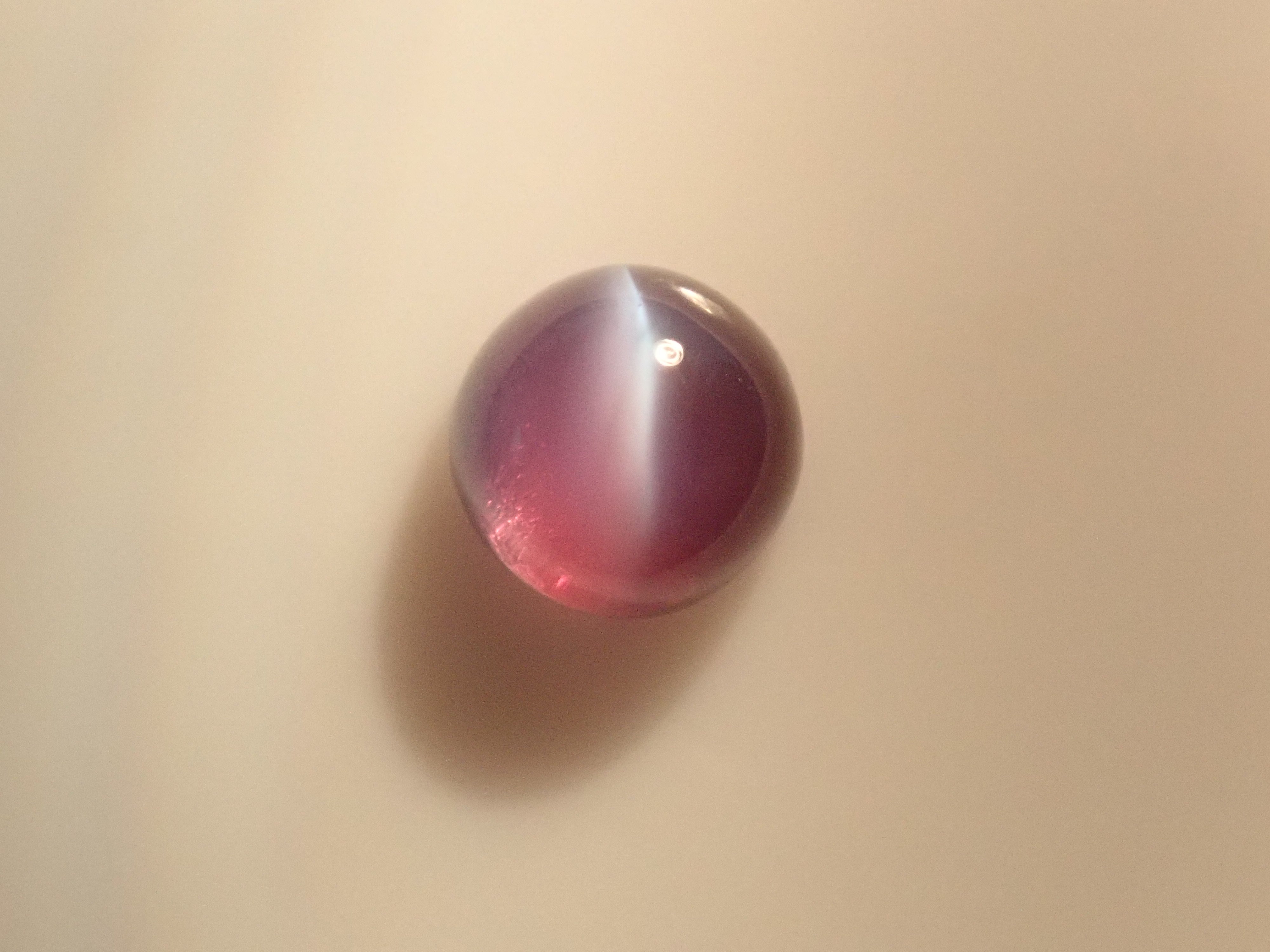 【4/13 22時販売】ブラジル産アレキサンドライトキャッツアイ 2.6mm/0.111ctルース