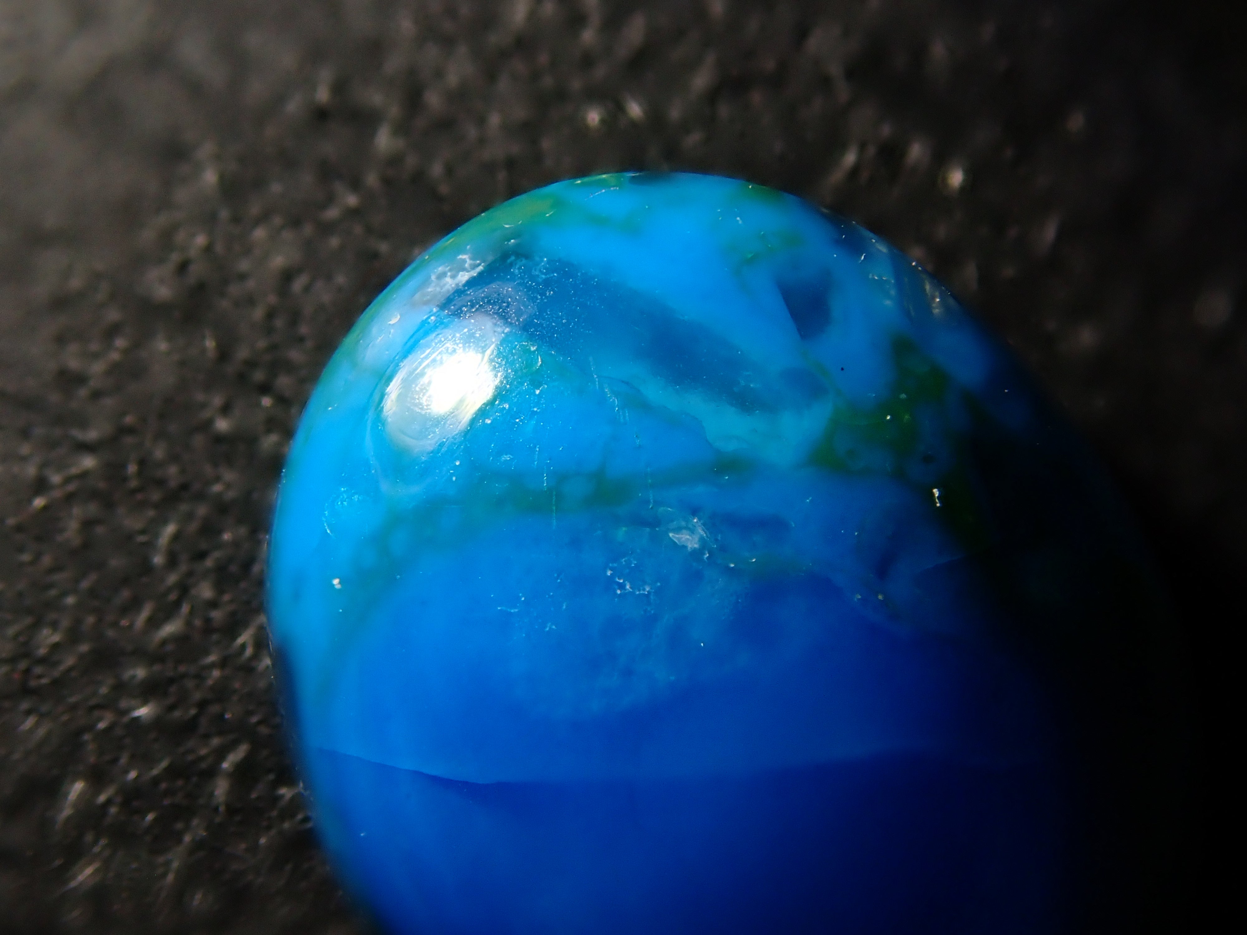 【12562646掲載】ペルー産バイカラーブルーオパール 2.707ctルース