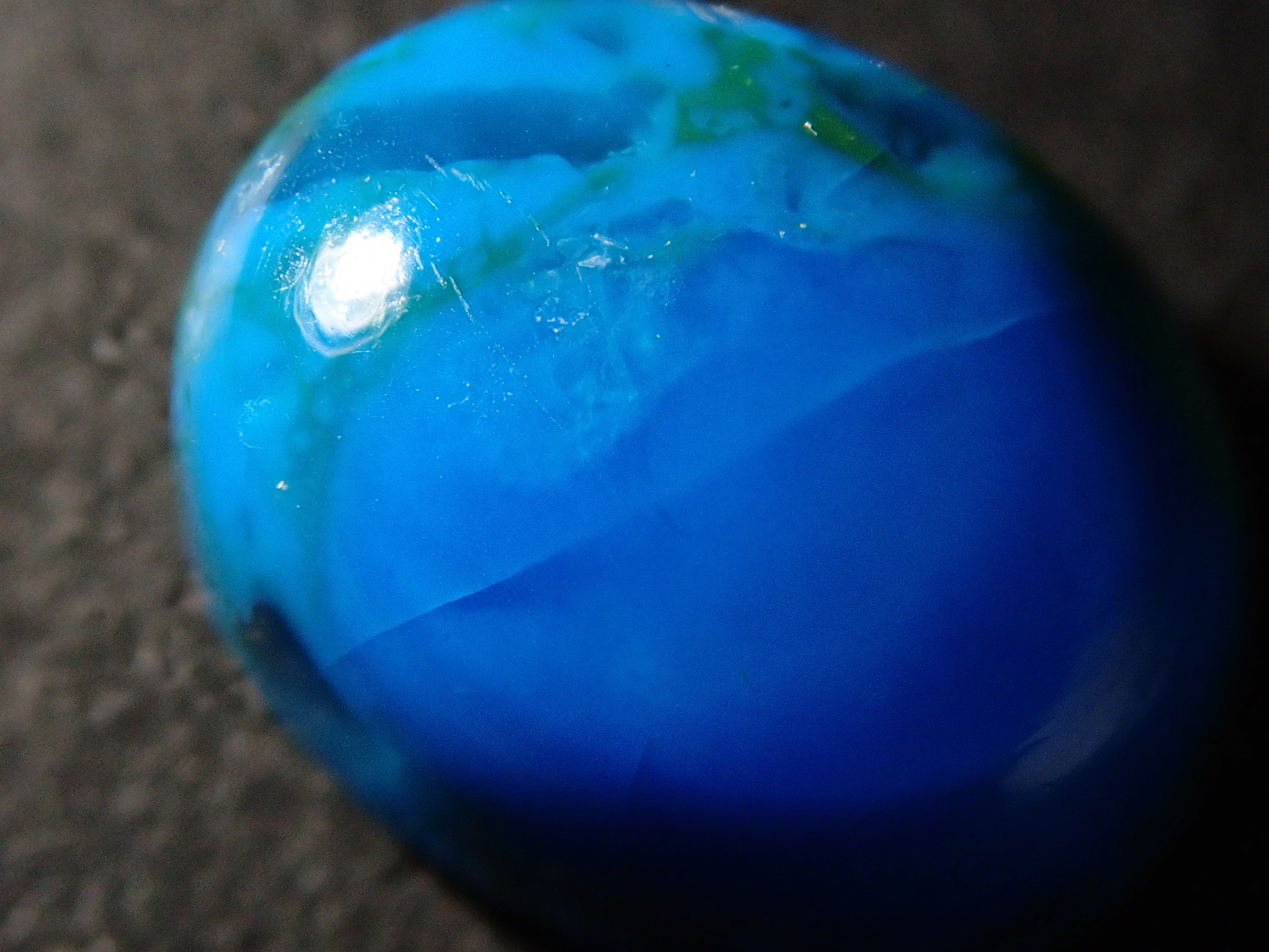 【12562646掲載】ペルー産バイカラーブルーオパール 2.707ctルース