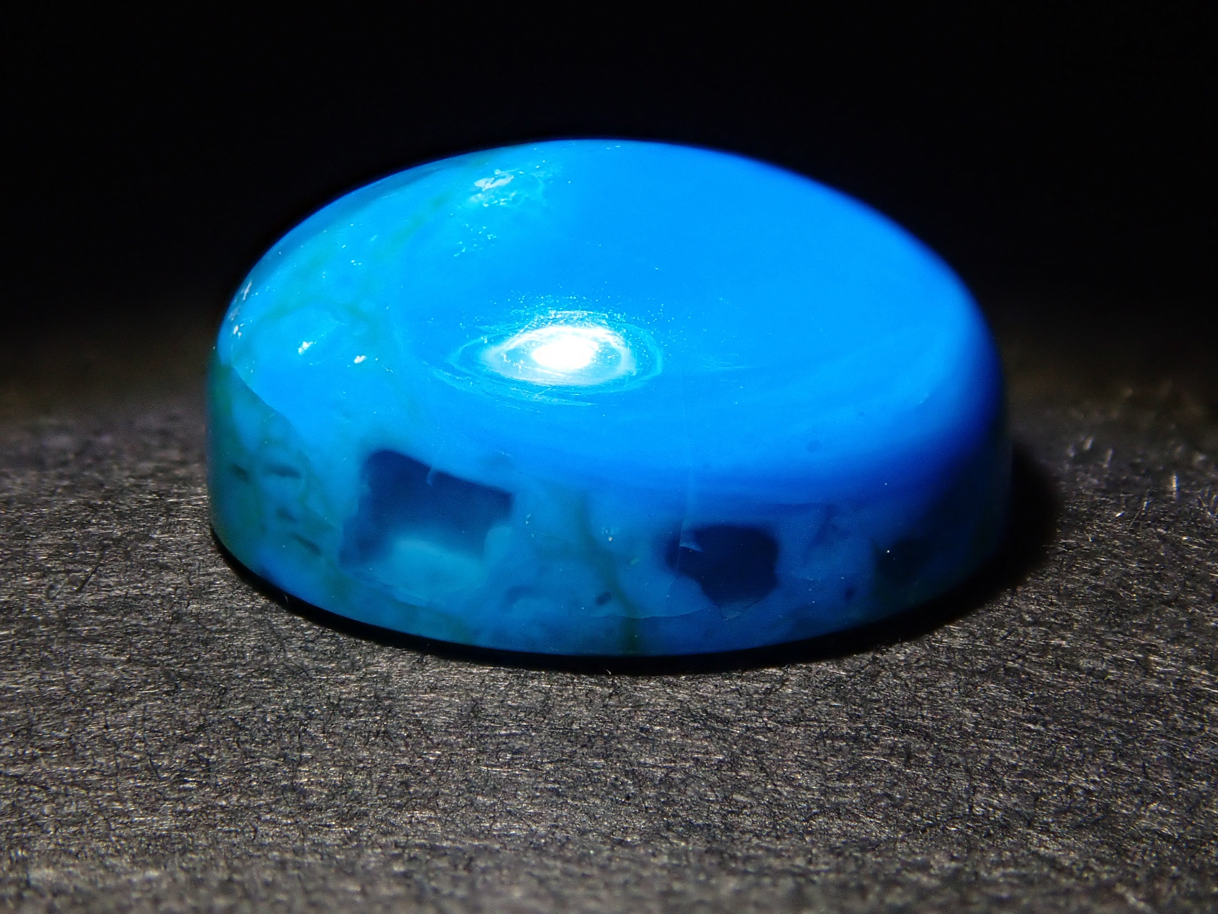 【12562646掲載】ペルー産バイカラーブルーオパール 2.707ctルース