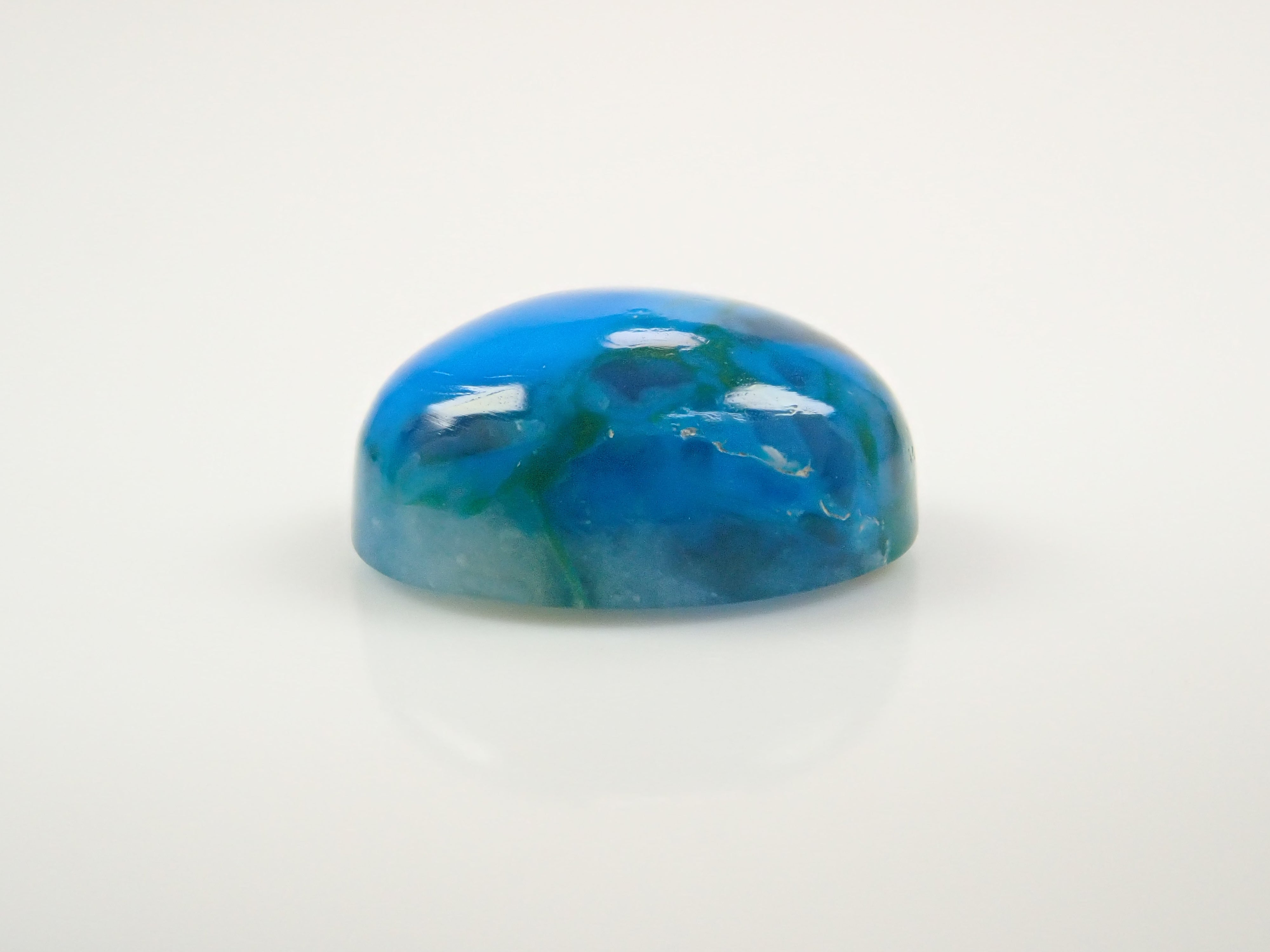 【12562646掲載】ペルー産バイカラーブルーオパール 2.707ctルース