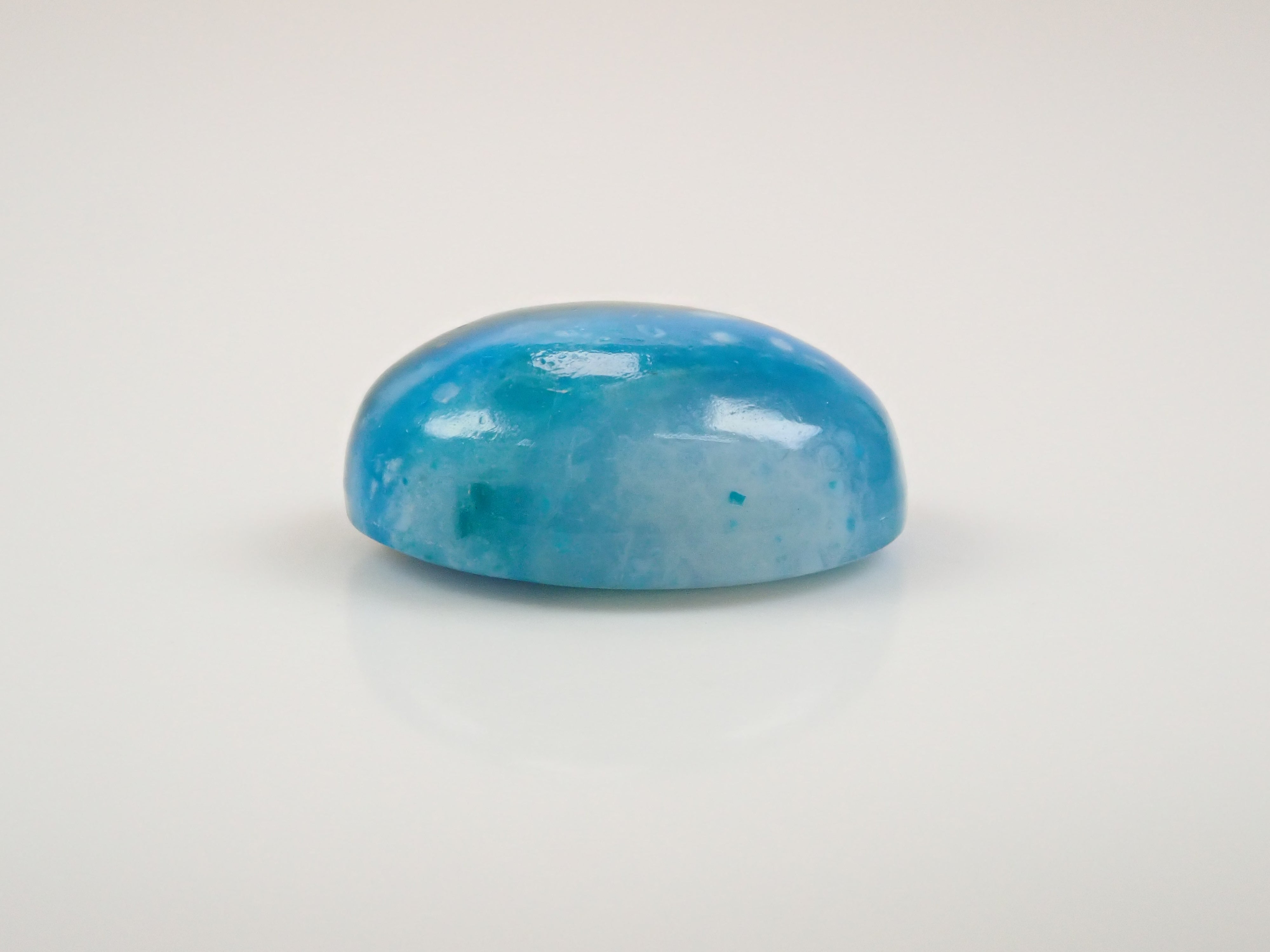 【12562647掲載】ペルー産バイカラーブルーオパール 3.757ctルース