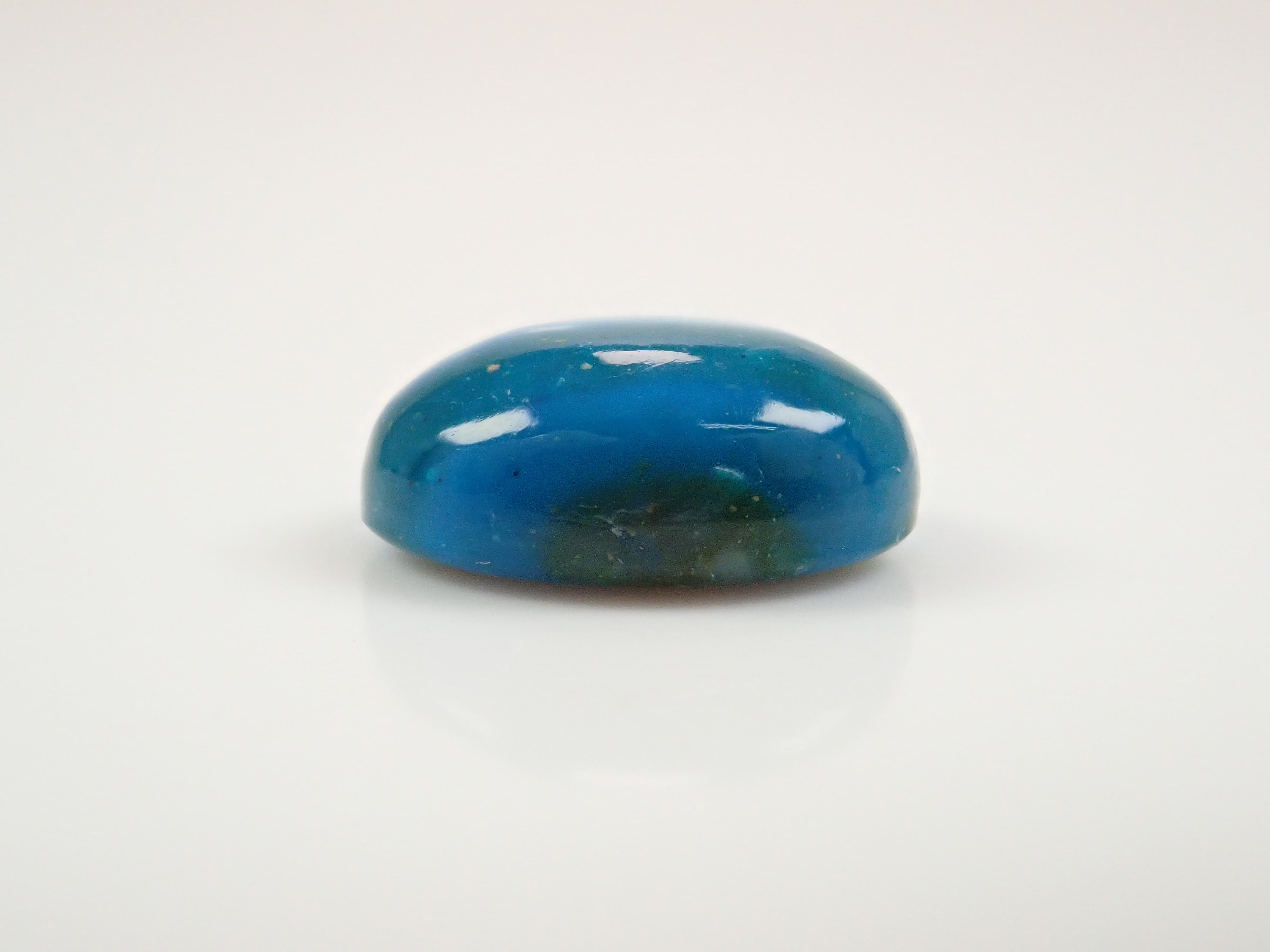 【12562647掲載】ペルー産バイカラーブルーオパール 3.757ctルース