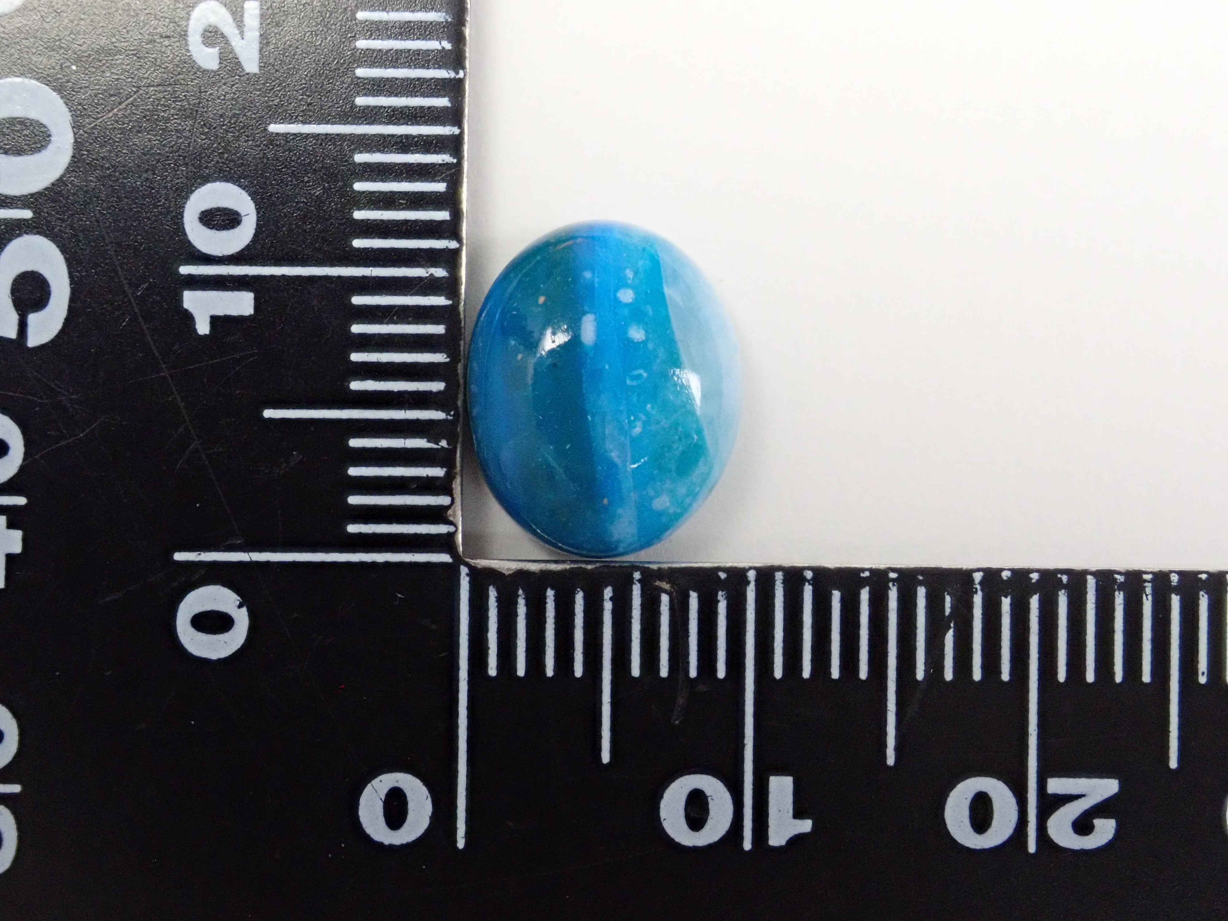 【12562647掲載】ペルー産バイカラーブルーオパール 3.757ctルース