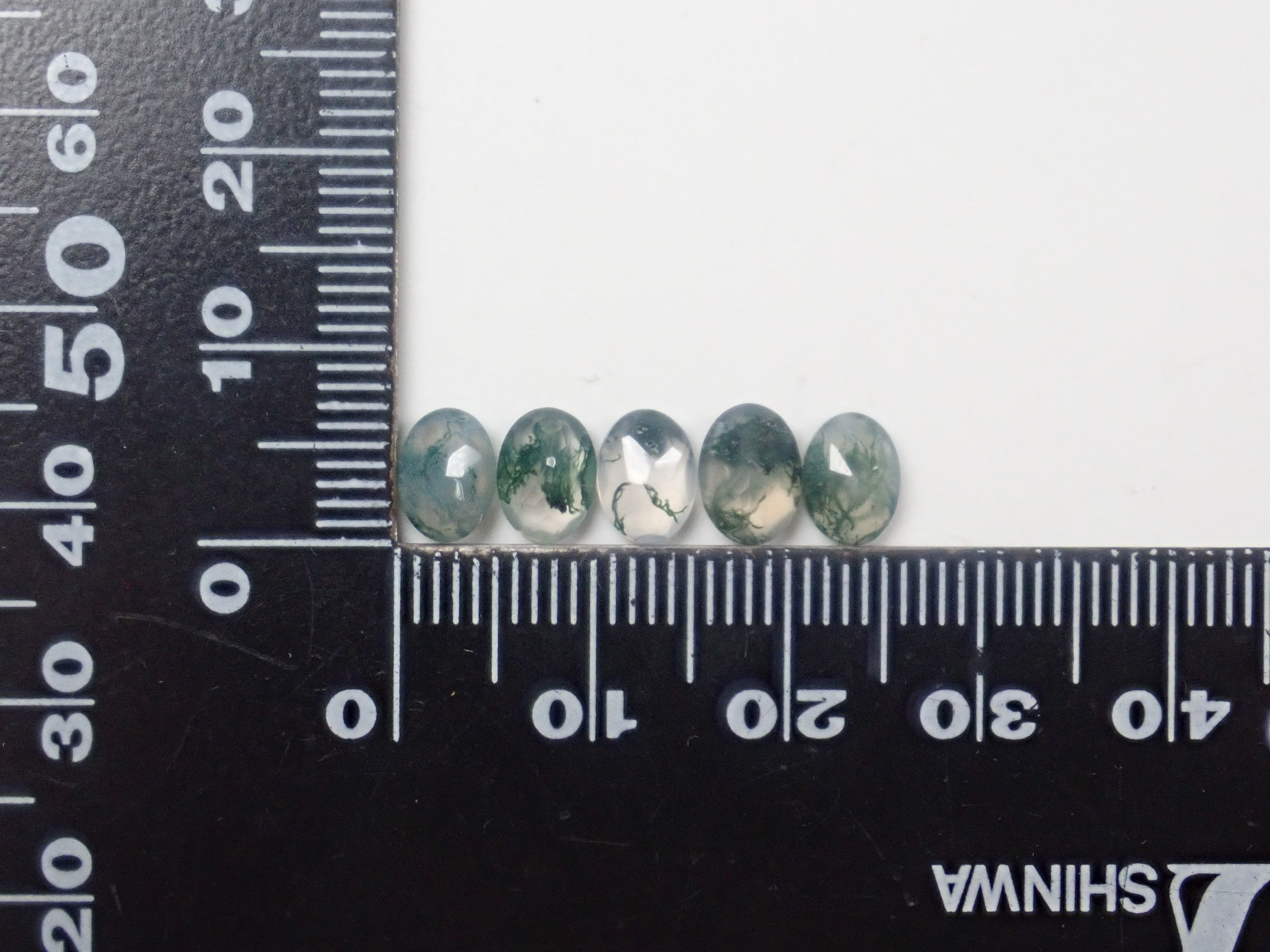 【宝石商の道具】ルーペ(倍率10倍)・ピンセット・ルース2石の4点セット