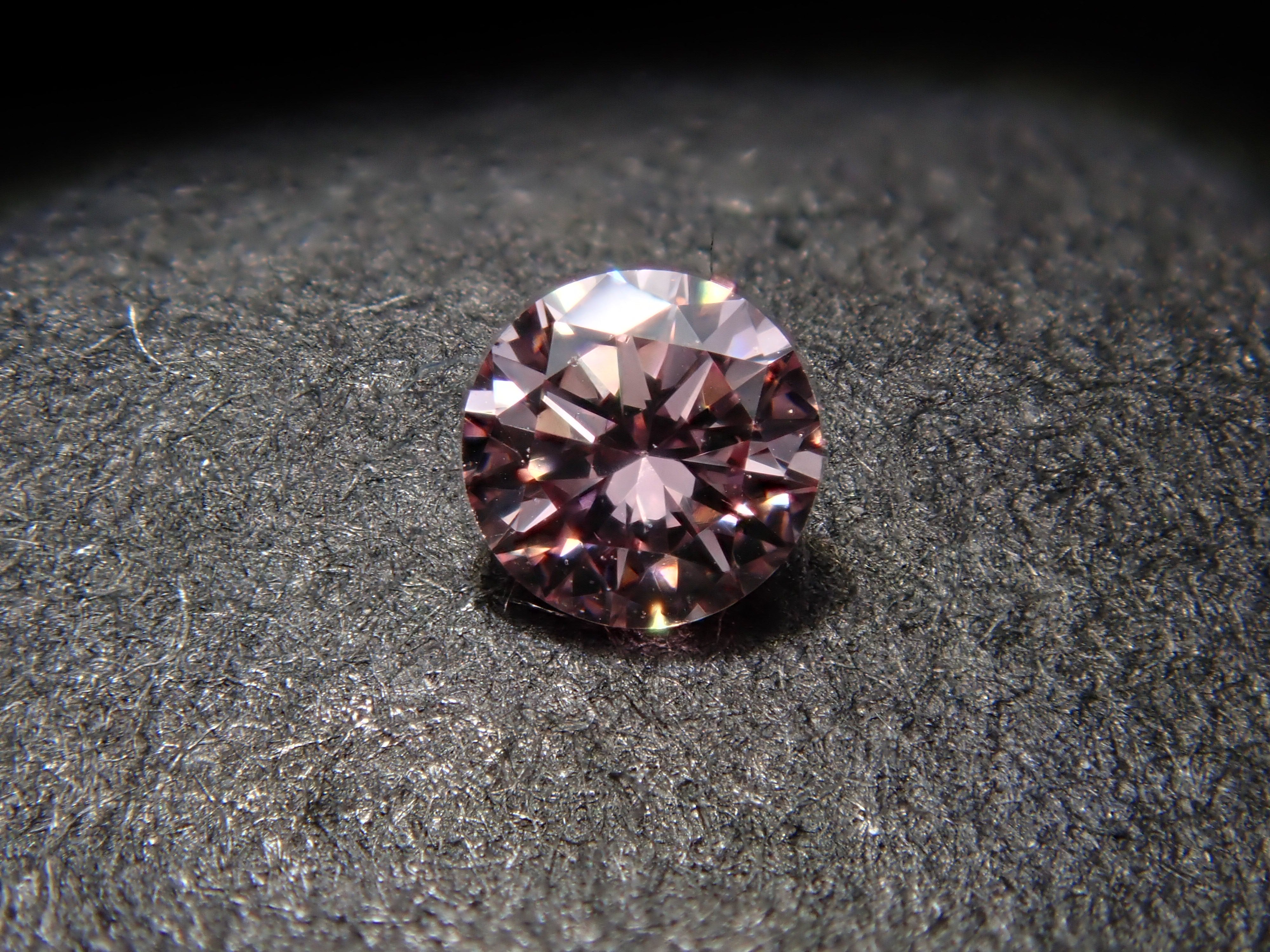 ピンクダイヤモンド 0.049ctルース(FANCY PINK, VS-1)