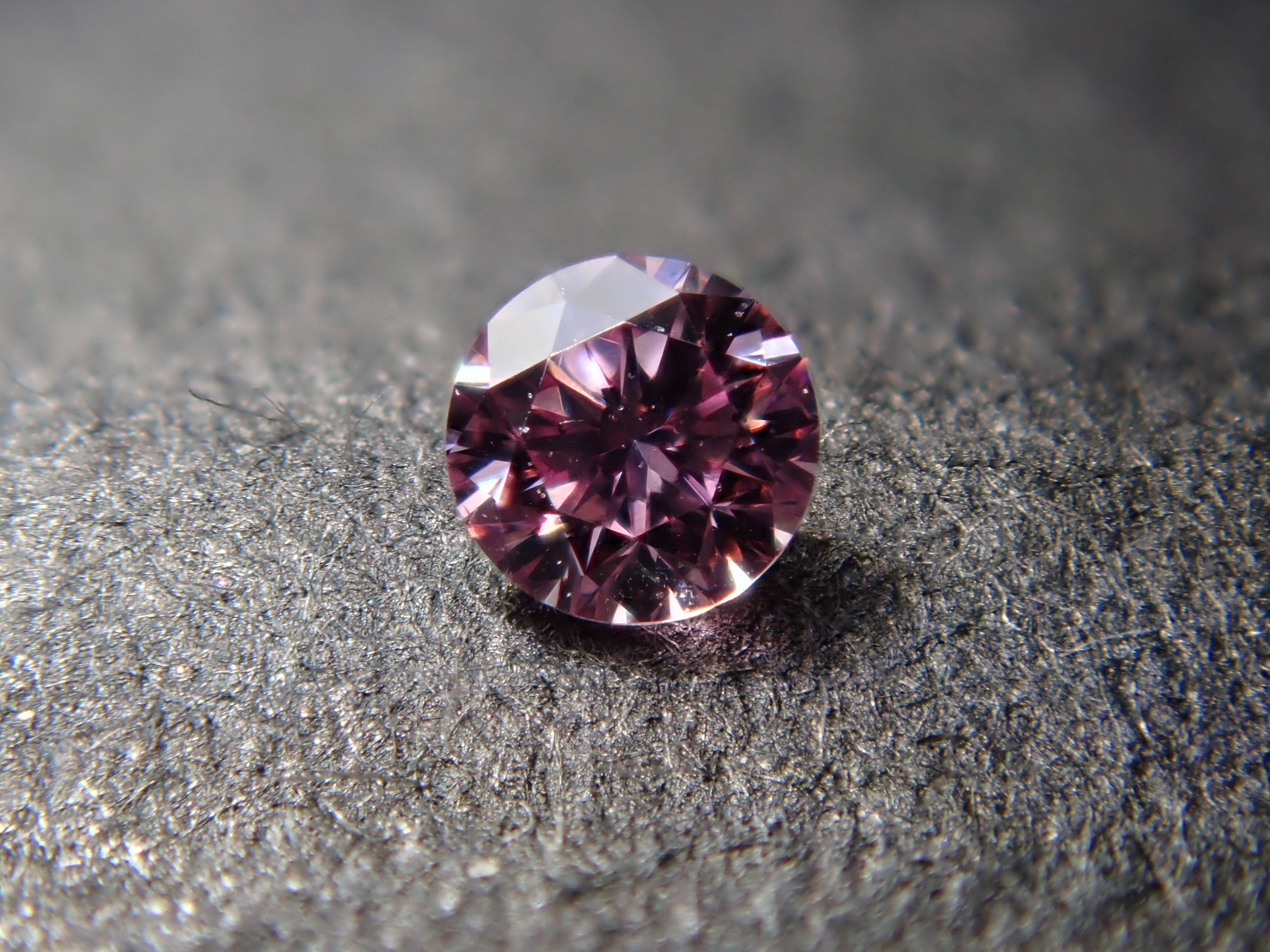 【32501870掲載】ピンクダイヤモンド 0.030ctルース(FANCY PURPLISH PINK, SI-1)