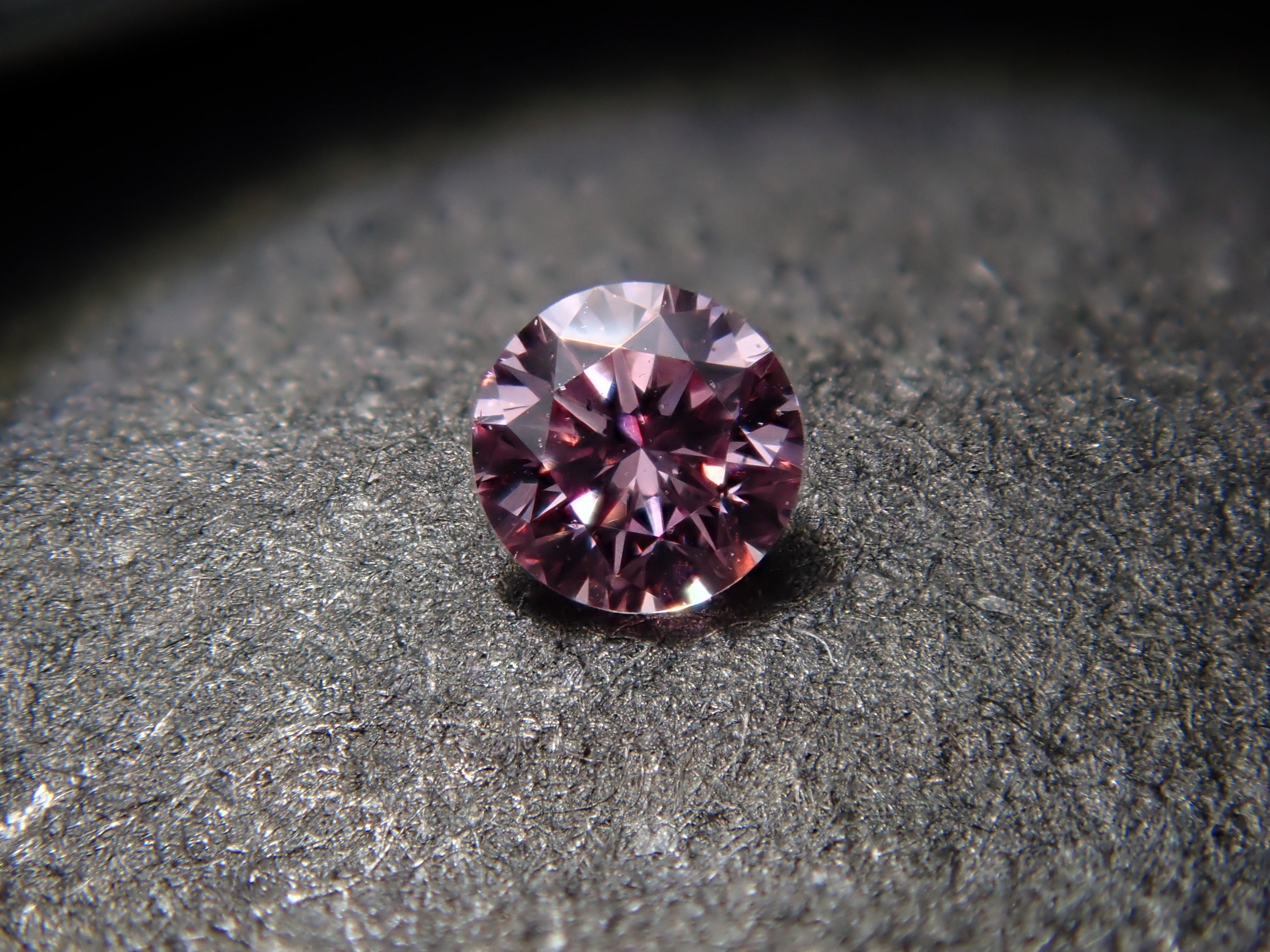 【32501870掲載】ピンクダイヤモンド 0.030ctルース(FANCY PURPLISH PINK, SI-1)