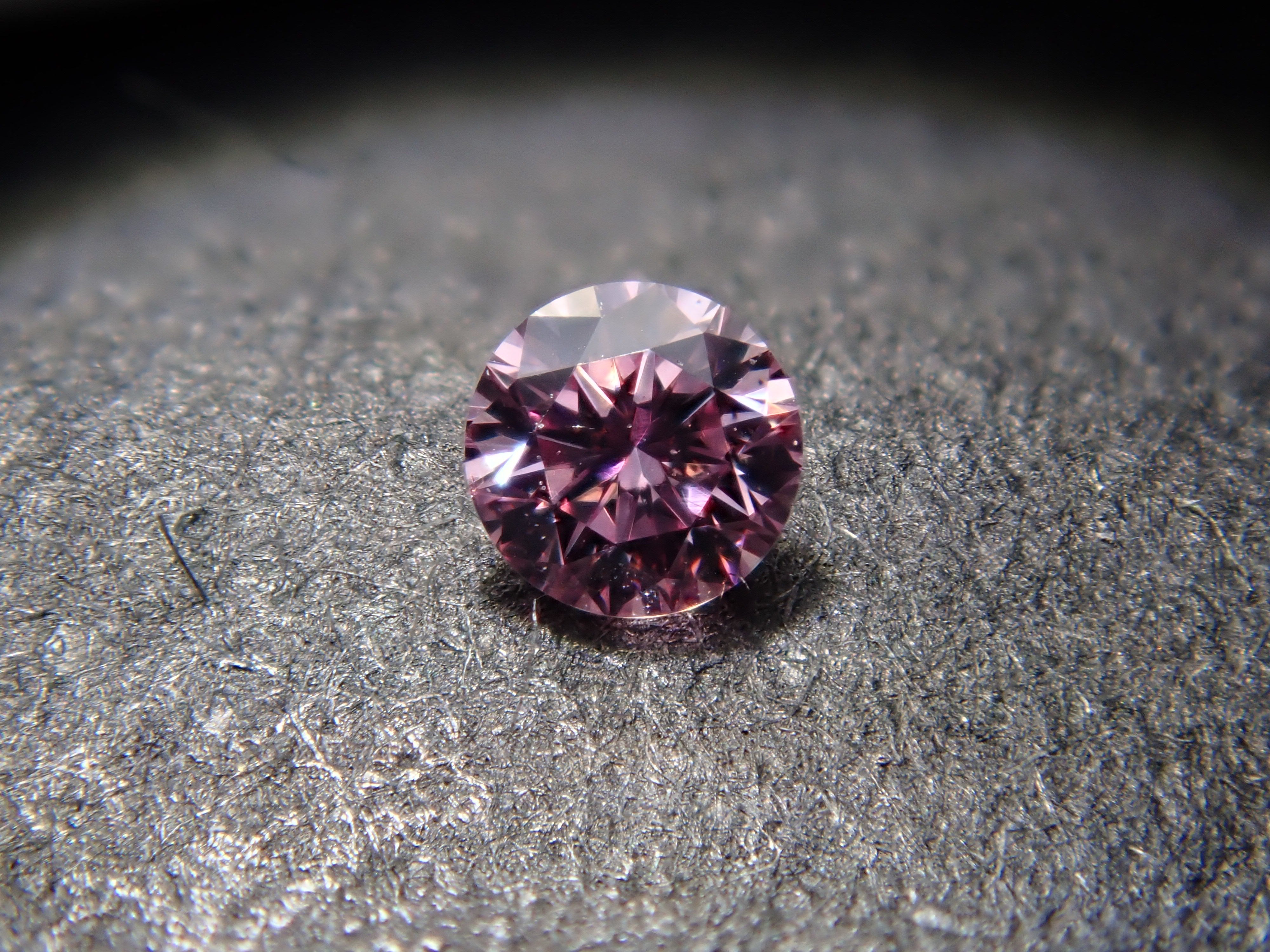 【32501870掲載】ピンクダイヤモンド 0.030ctルース(FANCY PURPLISH PINK, SI-1)