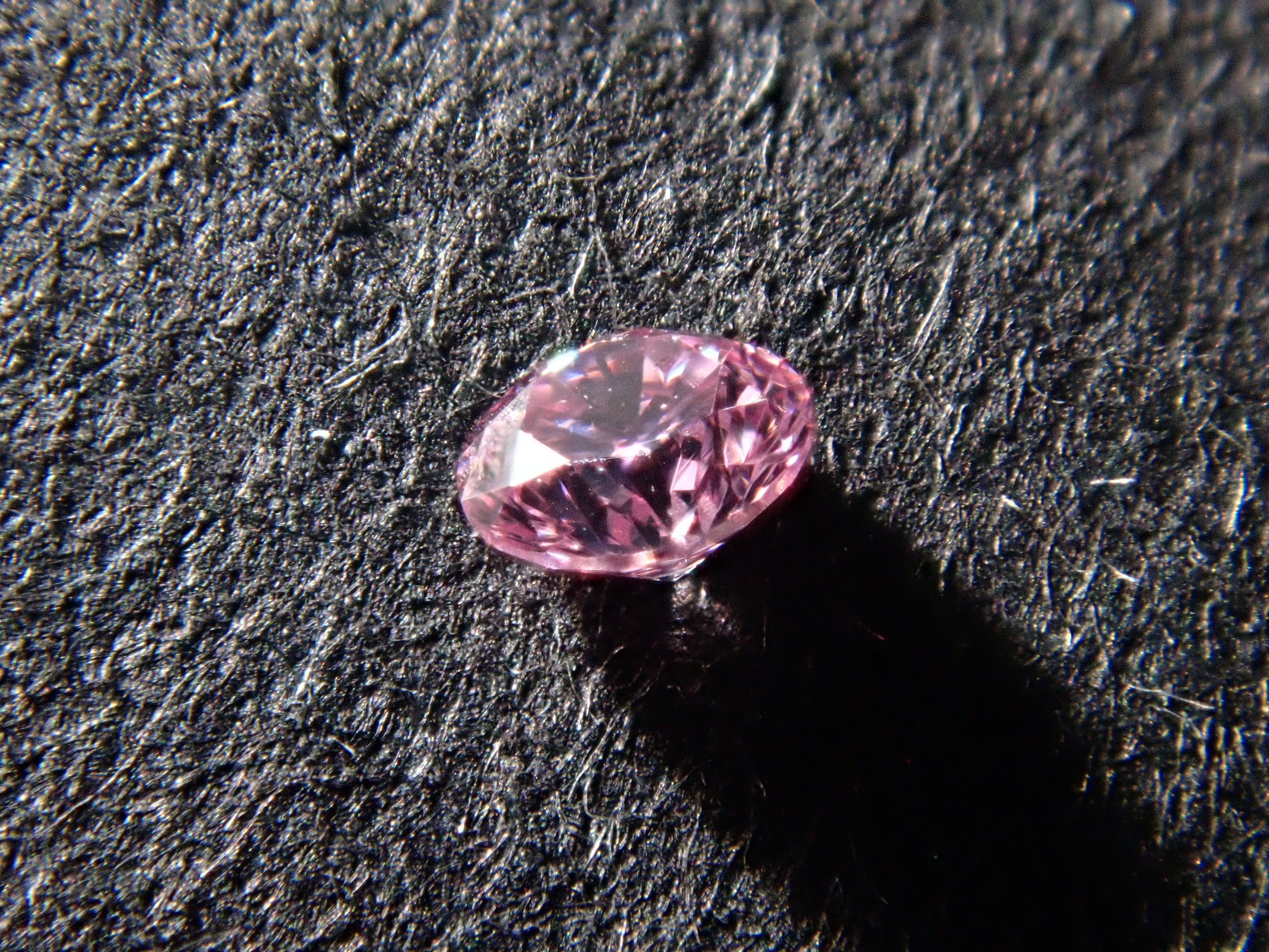 【32501870掲載】ピンクダイヤモンド 0.030ctルース(FANCY PURPLISH PINK, SI-1)