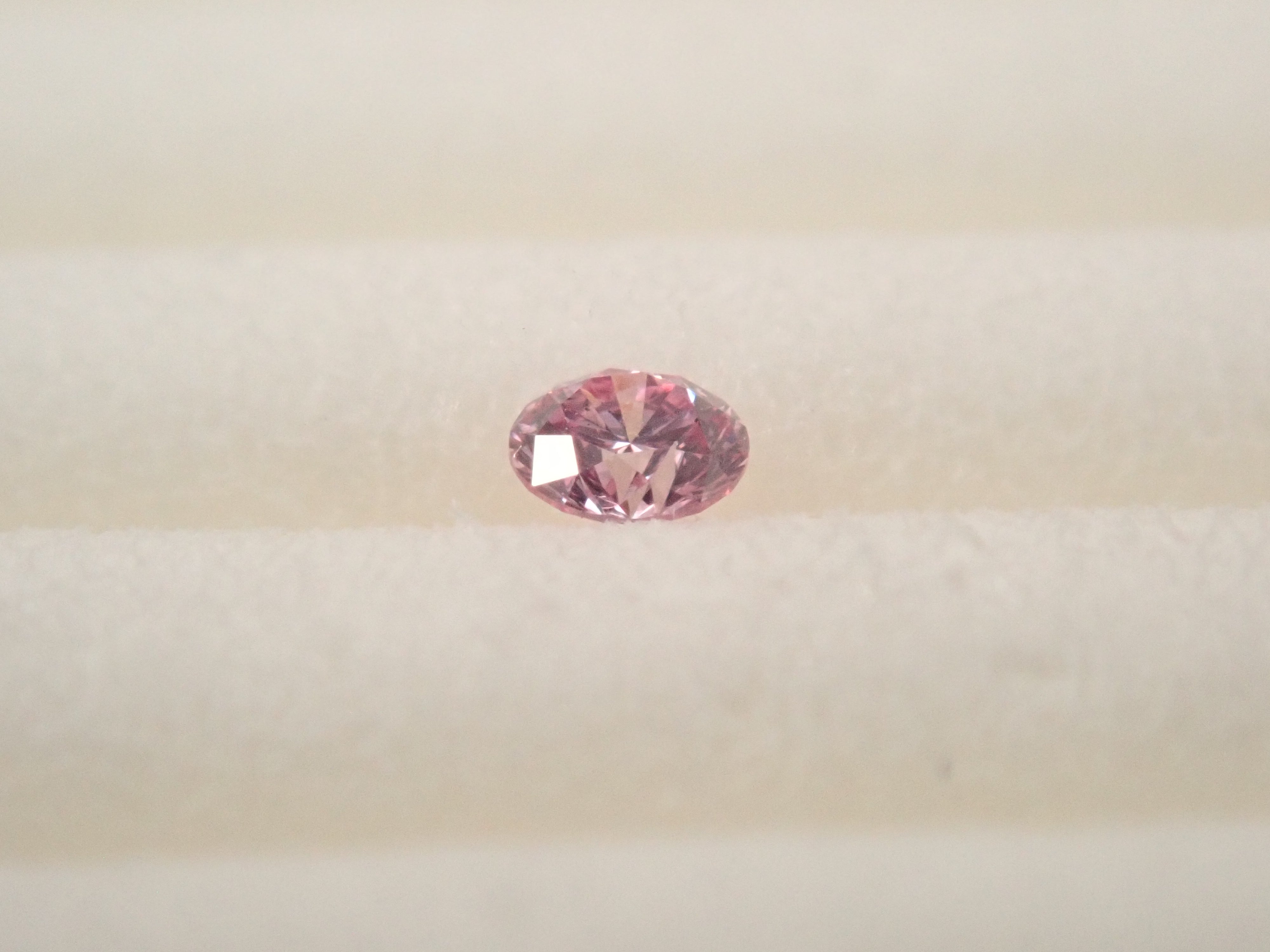 【32501870掲載】ピンクダイヤモンド 0.030ctルース(FANCY PURPLISH PINK, SI-1)