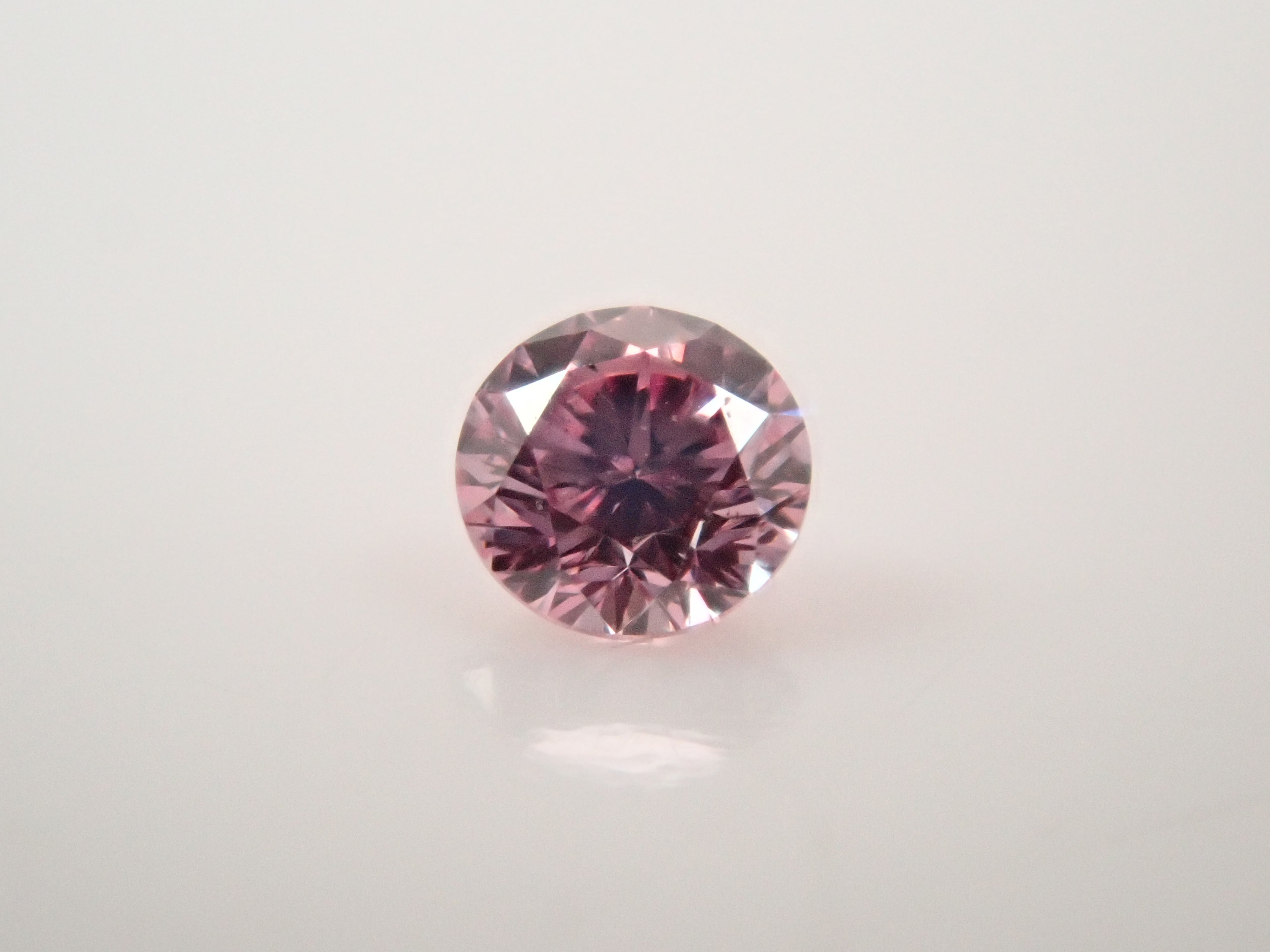 【32501870掲載】ピンクダイヤモンド 0.030ctルース(FANCY PURPLISH PINK, SI-1)