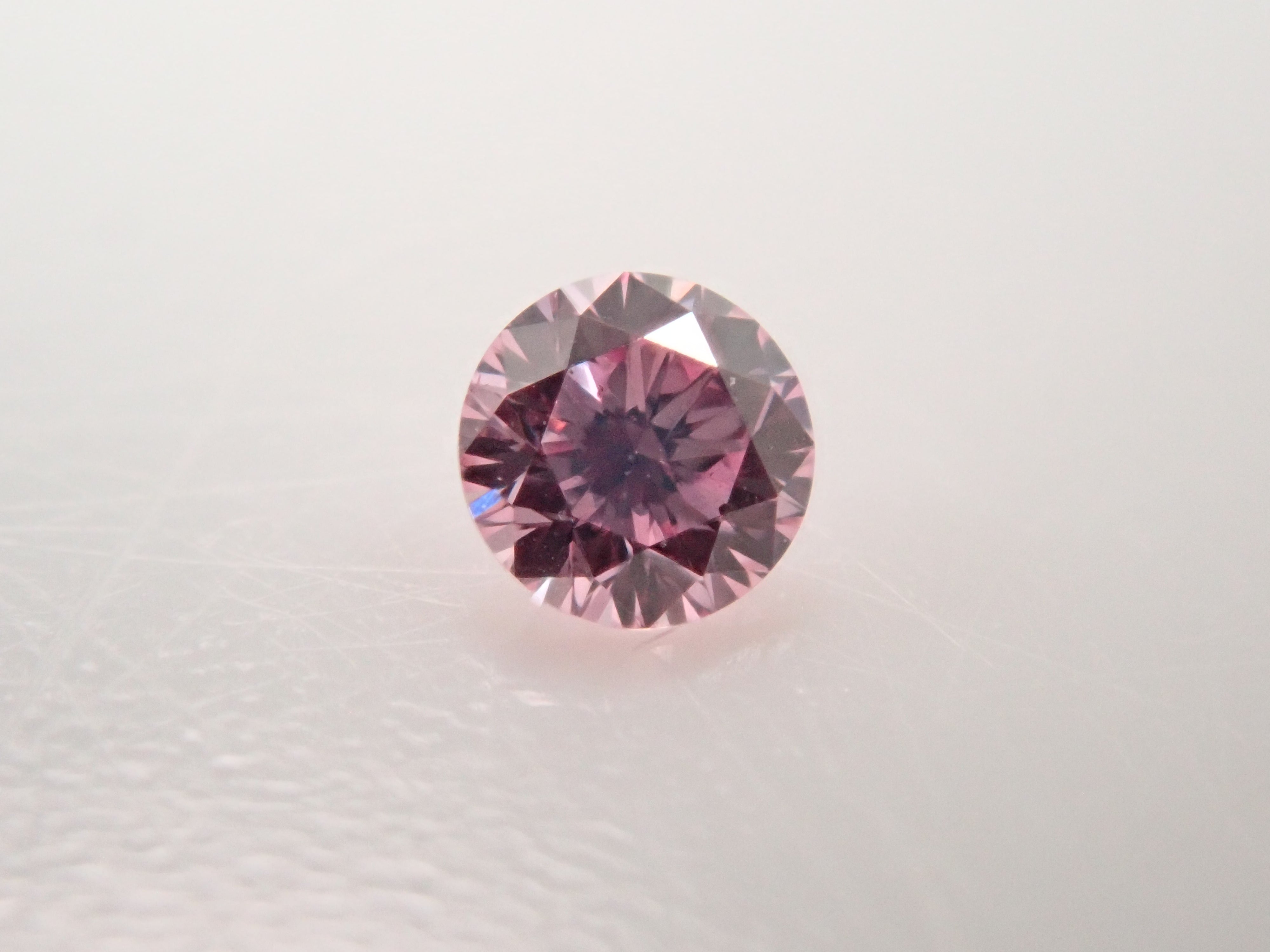 【32501870掲載】ピンクダイヤモンド 0.030ctルース(FANCY PURPLISH PINK, SI-1)