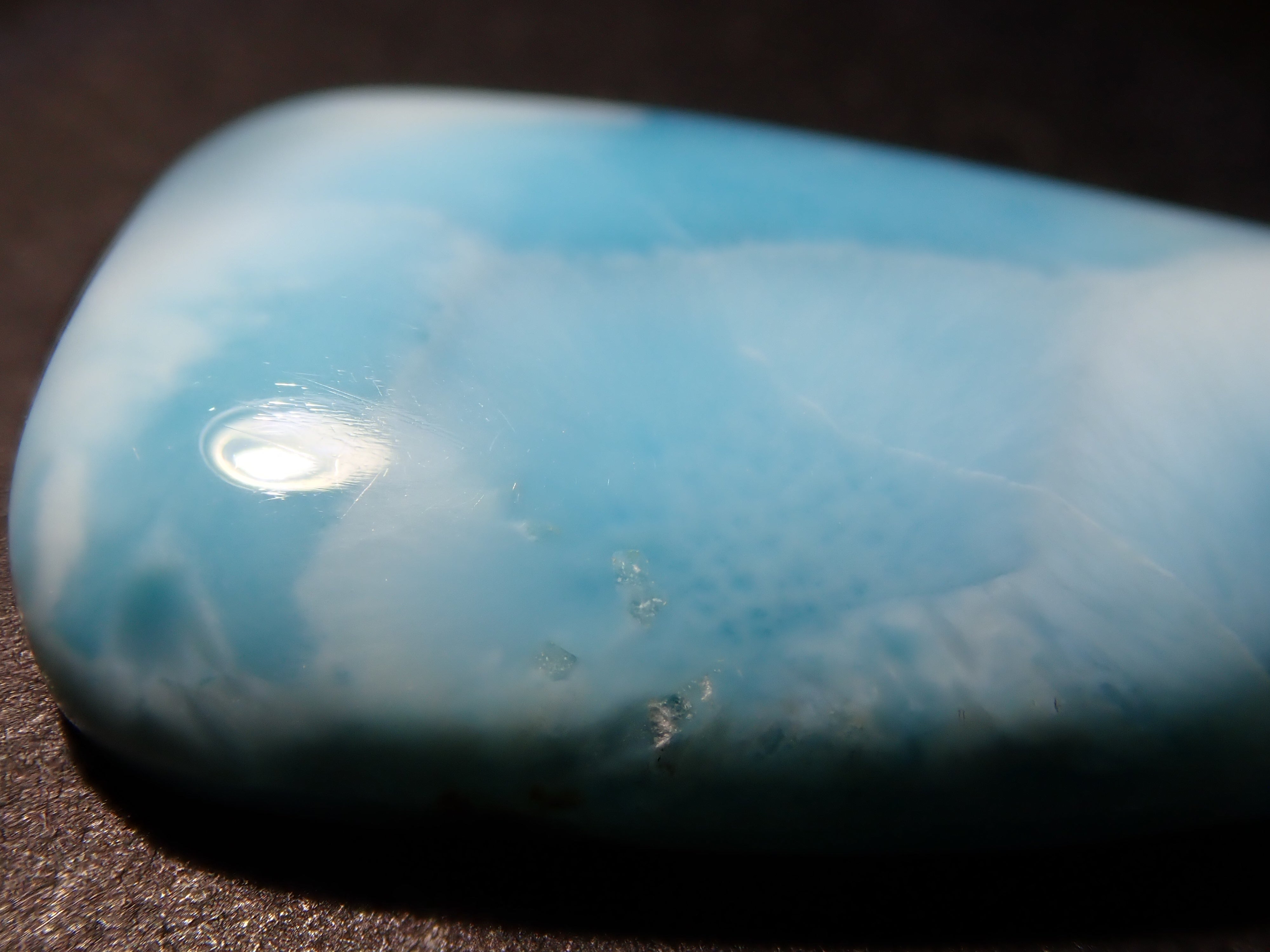 【12562708掲載】ドミニカ共和国産ラリマー 33.829ctルース