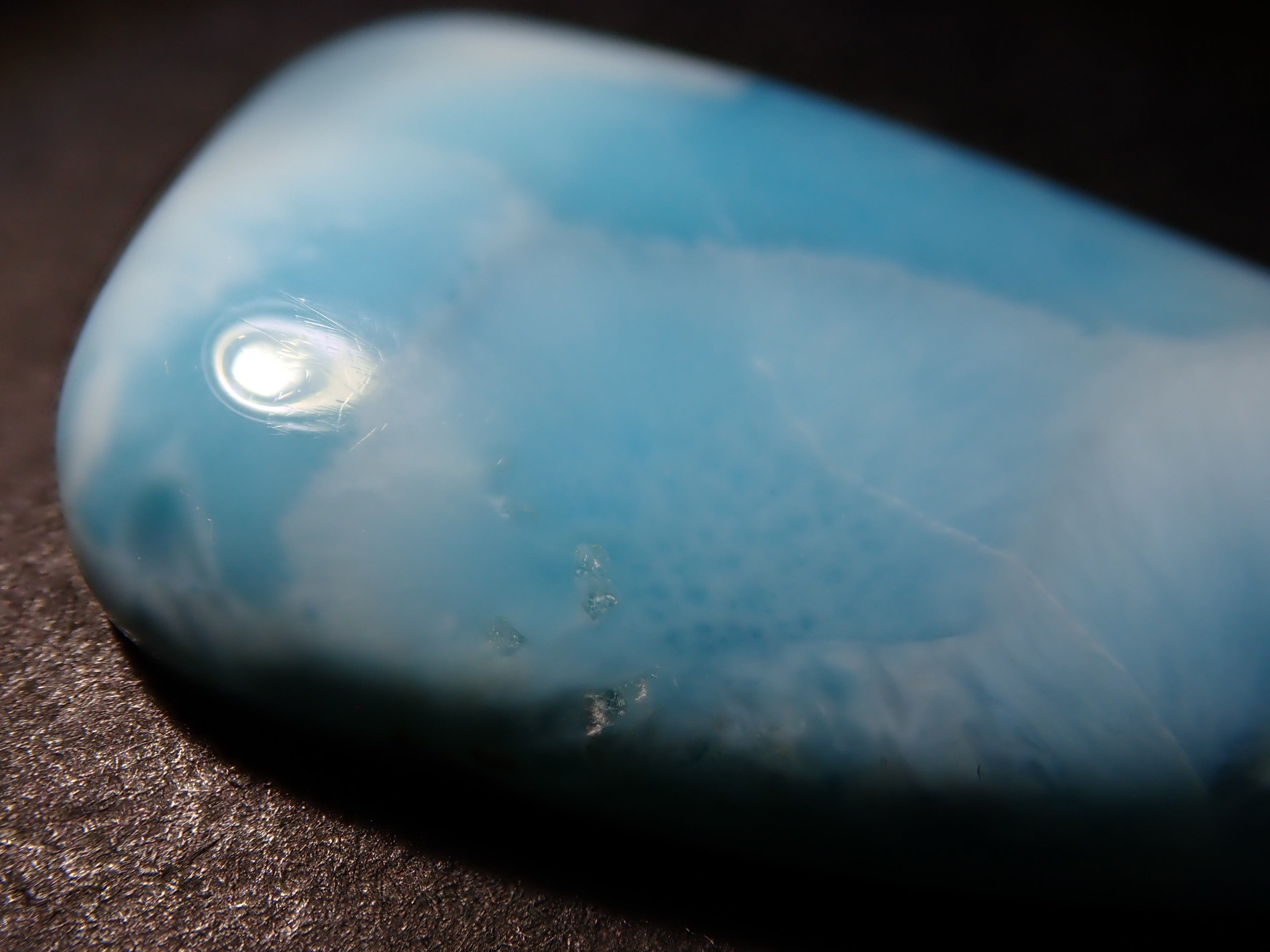 【12562708掲載】ドミニカ共和国産ラリマー 33.829ctルース