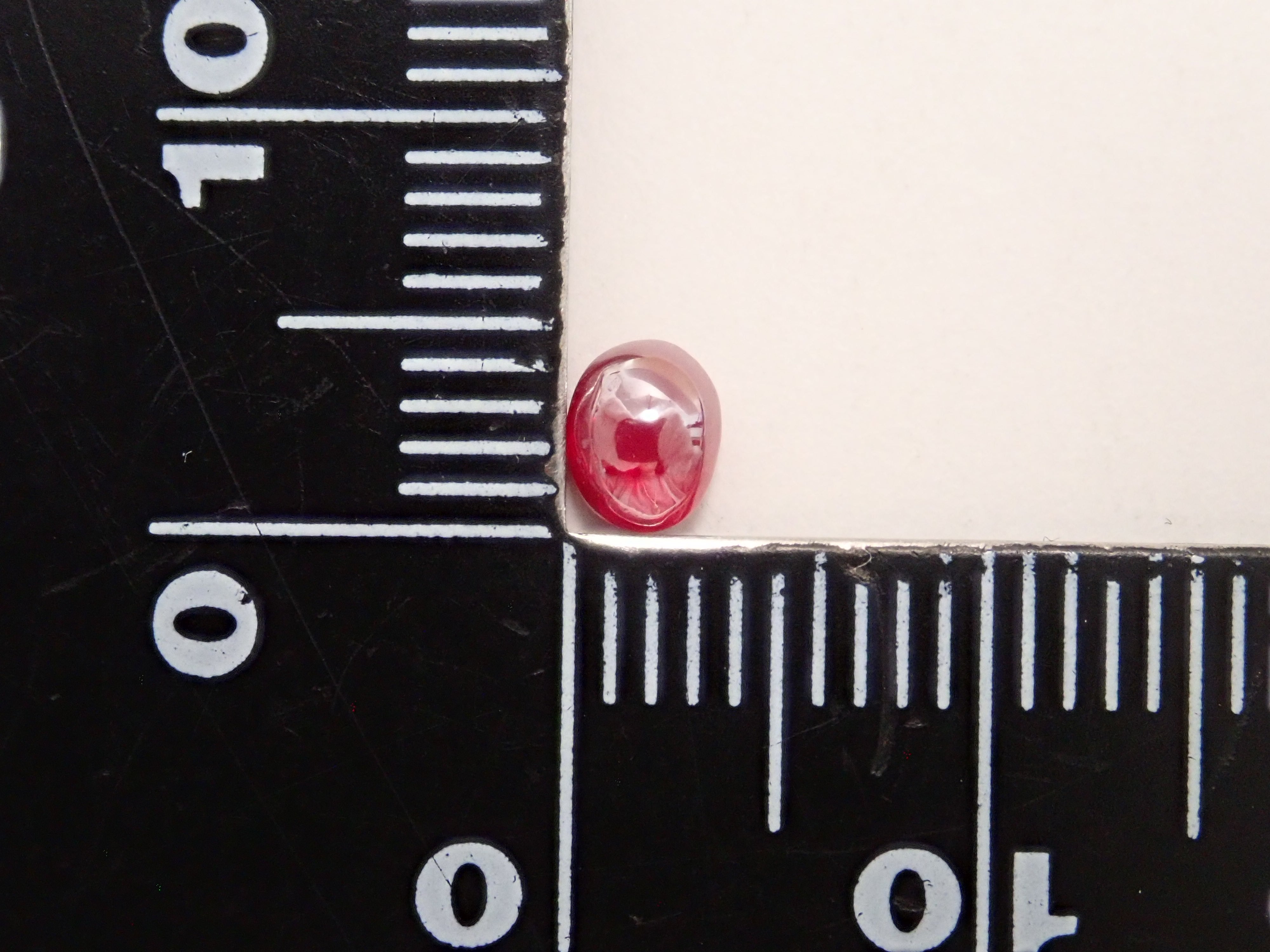 【12562803掲載】中国・湖南省シンシャ(辰砂・シナバー) 0.982ctルース