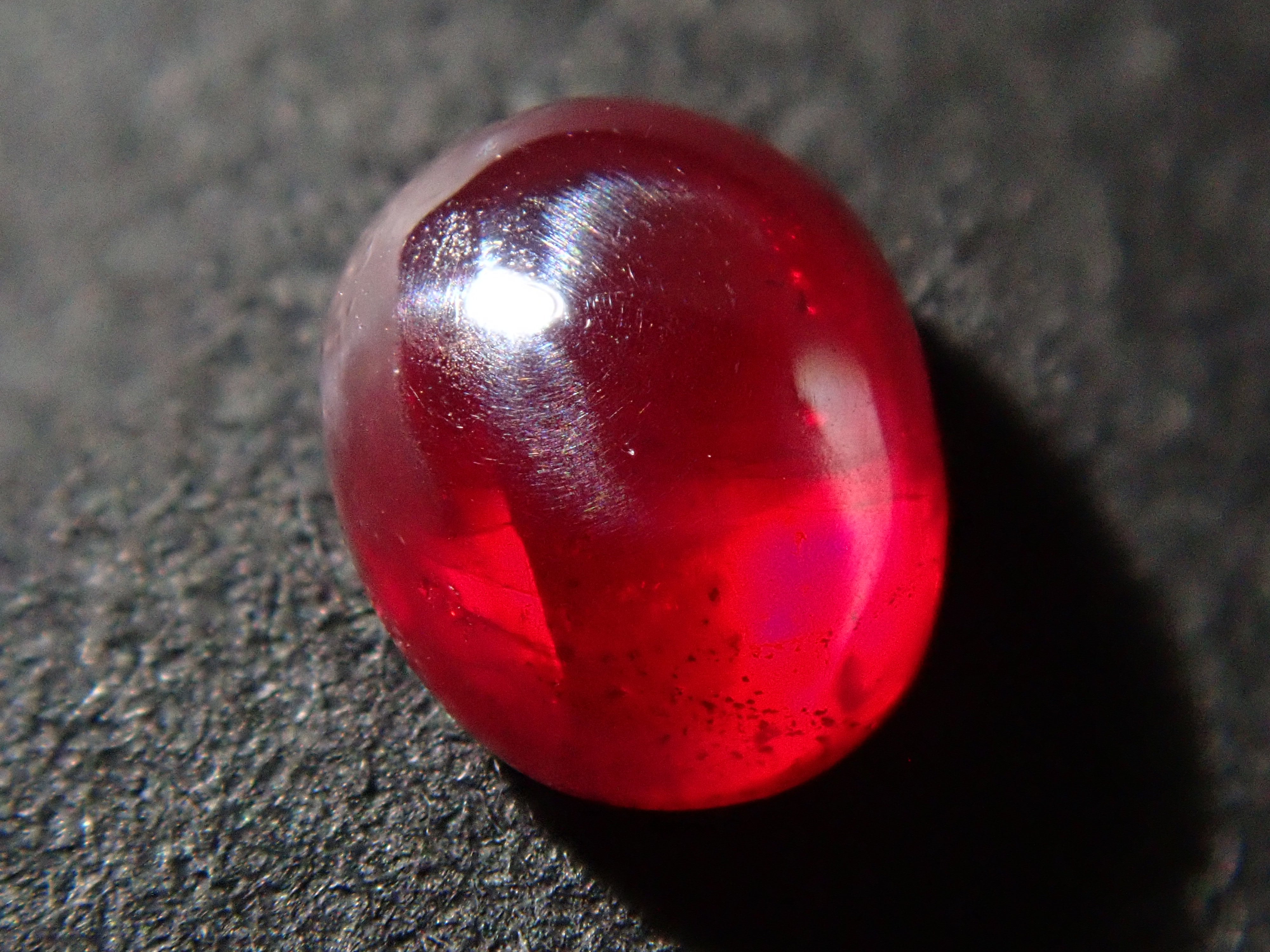 【12562803掲載】中国・湖南省シンシャ(辰砂・シナバー) 0.982ctルース