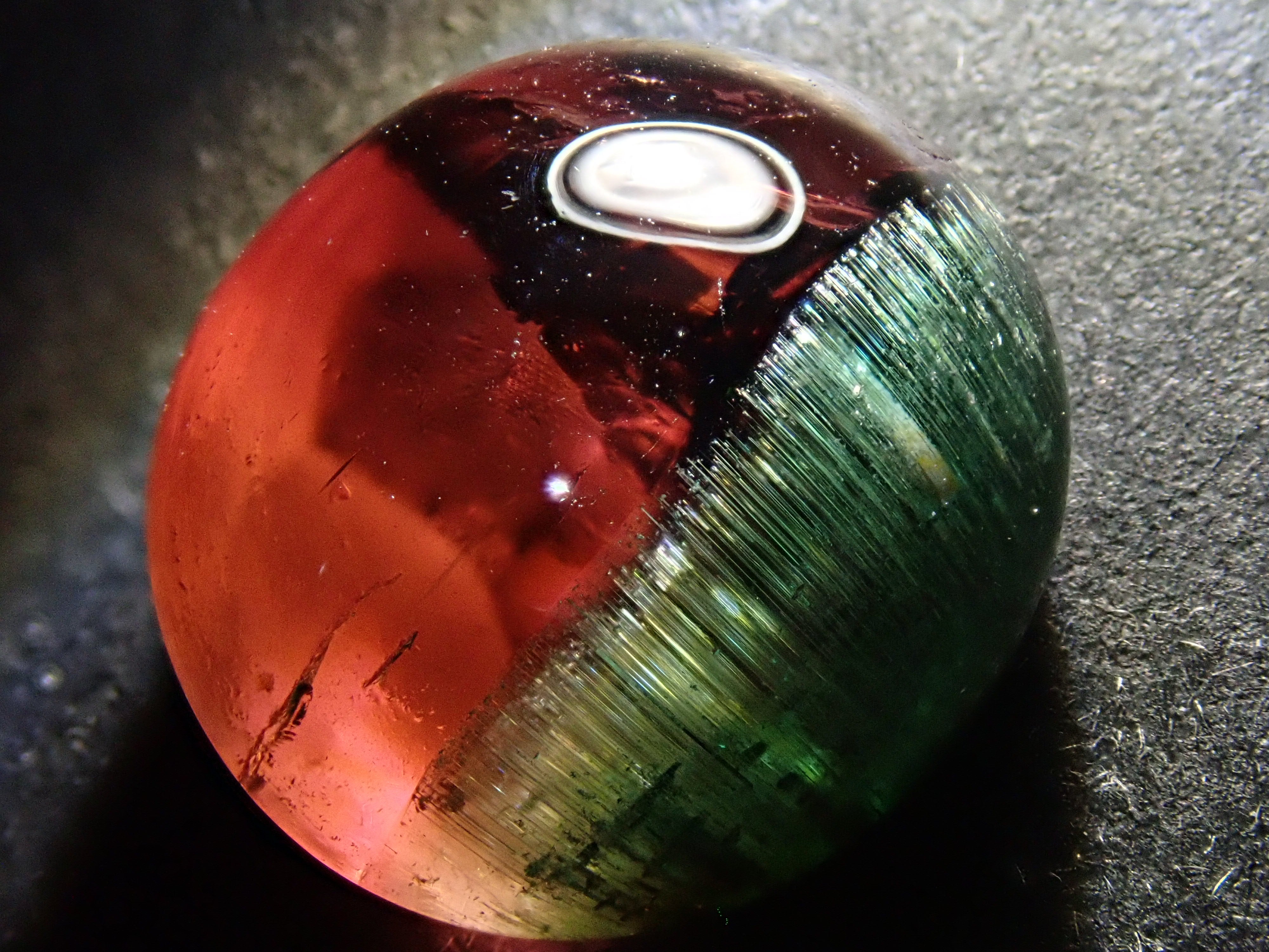 【12562820掲載】ブラジル産バイカラートルマリン 7.445ctルース