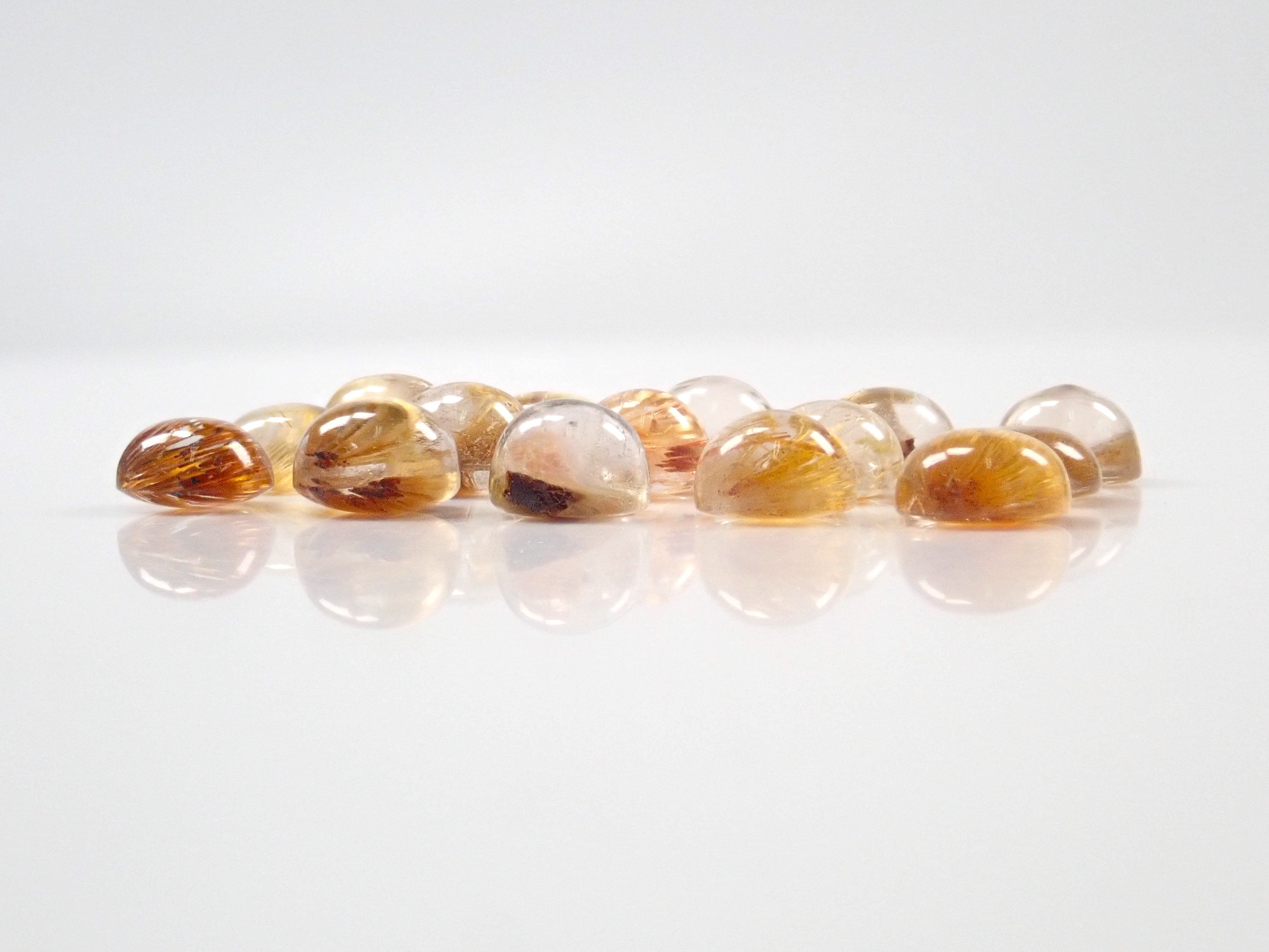 巴西金紅石英 (Rutile/Rutilated Quartz) 1 石散裝 (6.0-6.5mm,適合初學者)《可多買優惠》