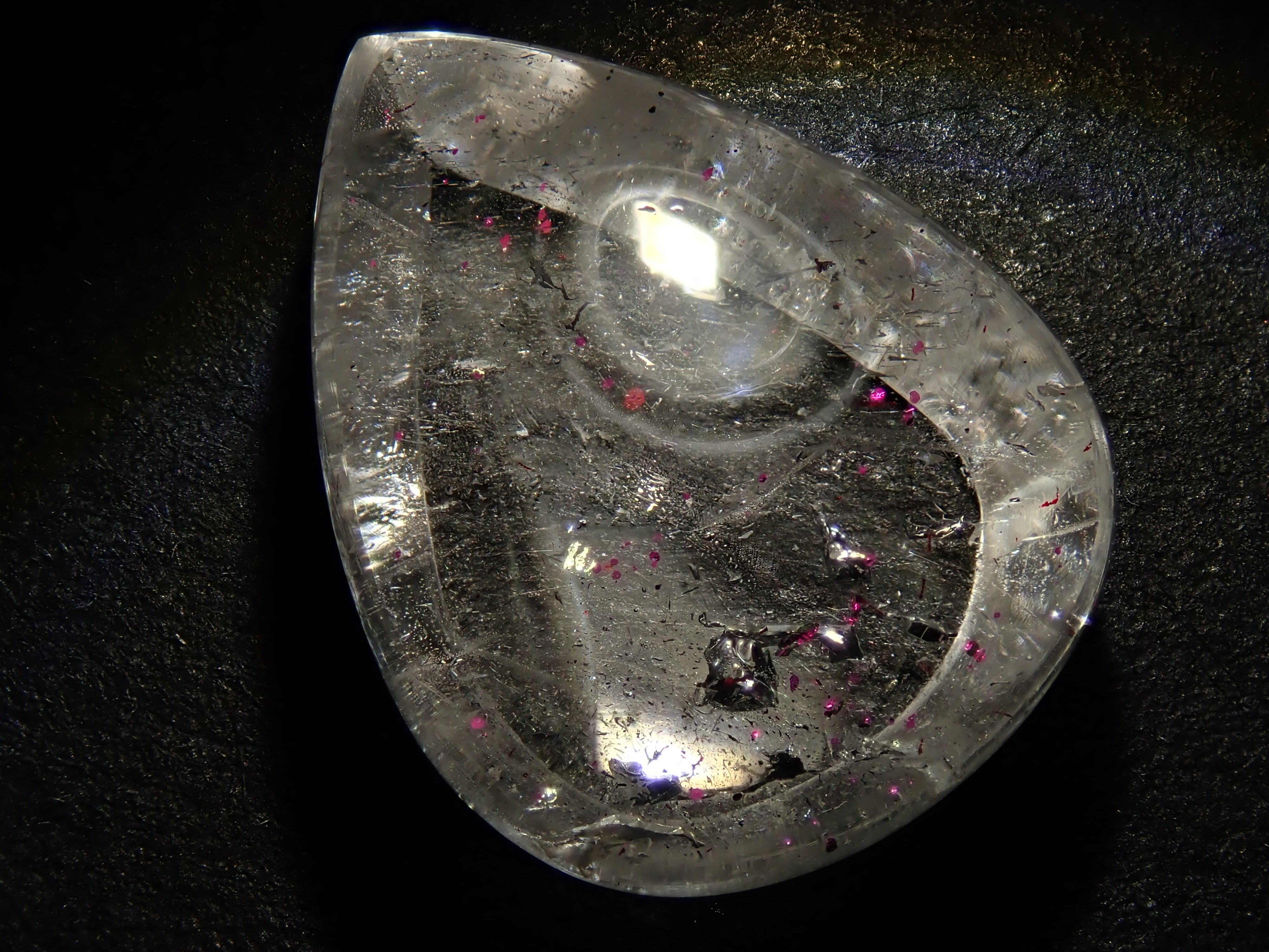 【12562837掲載】ブラジル産ティンカーベルクォーツ(ピンクファイヤークォーツ) 6.020ctルース