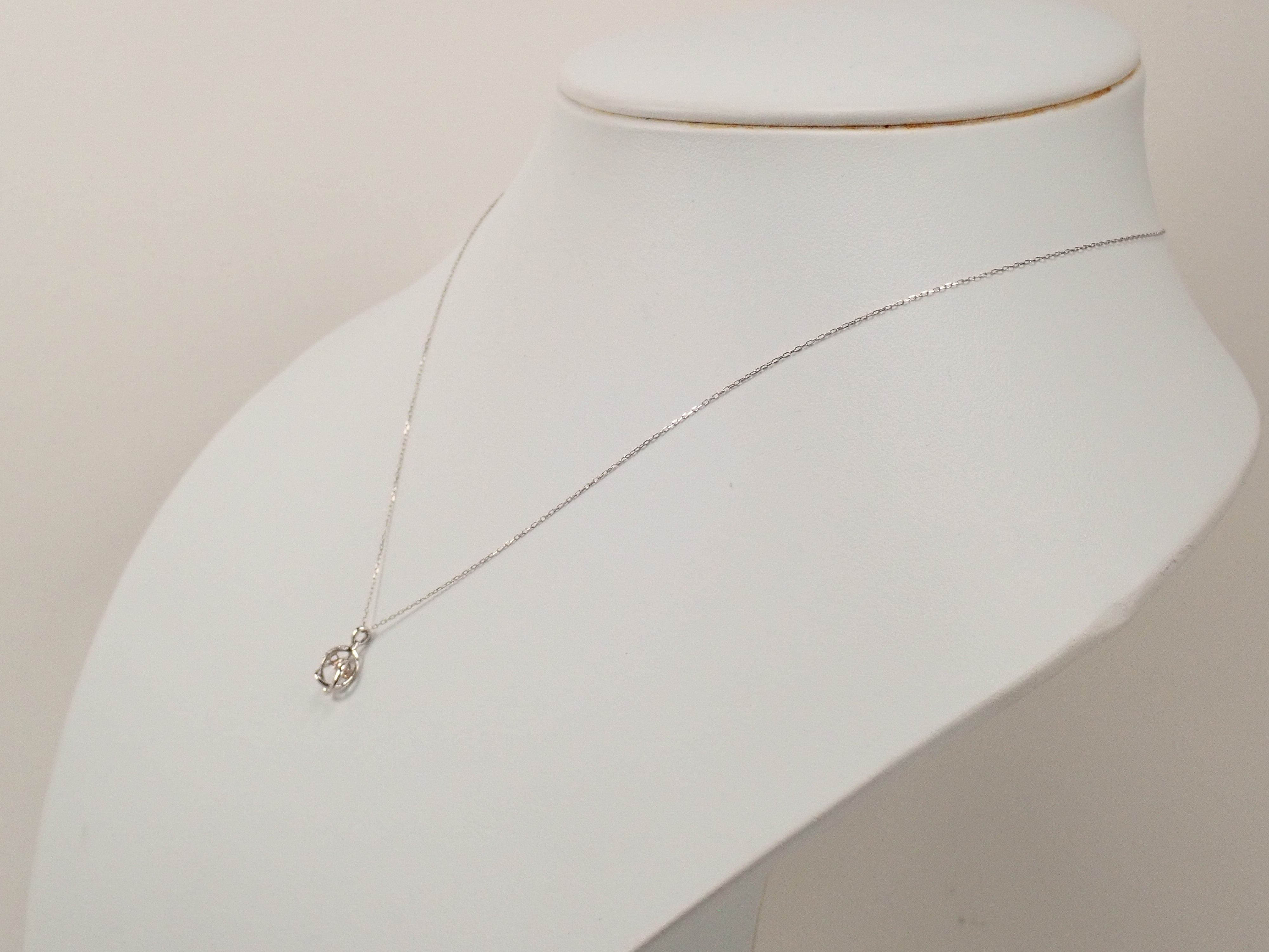 【22602588掲載】【カラフリ】Pt900 ピンクダイヤモンド 0.008ct ペンダント(ネックレス)