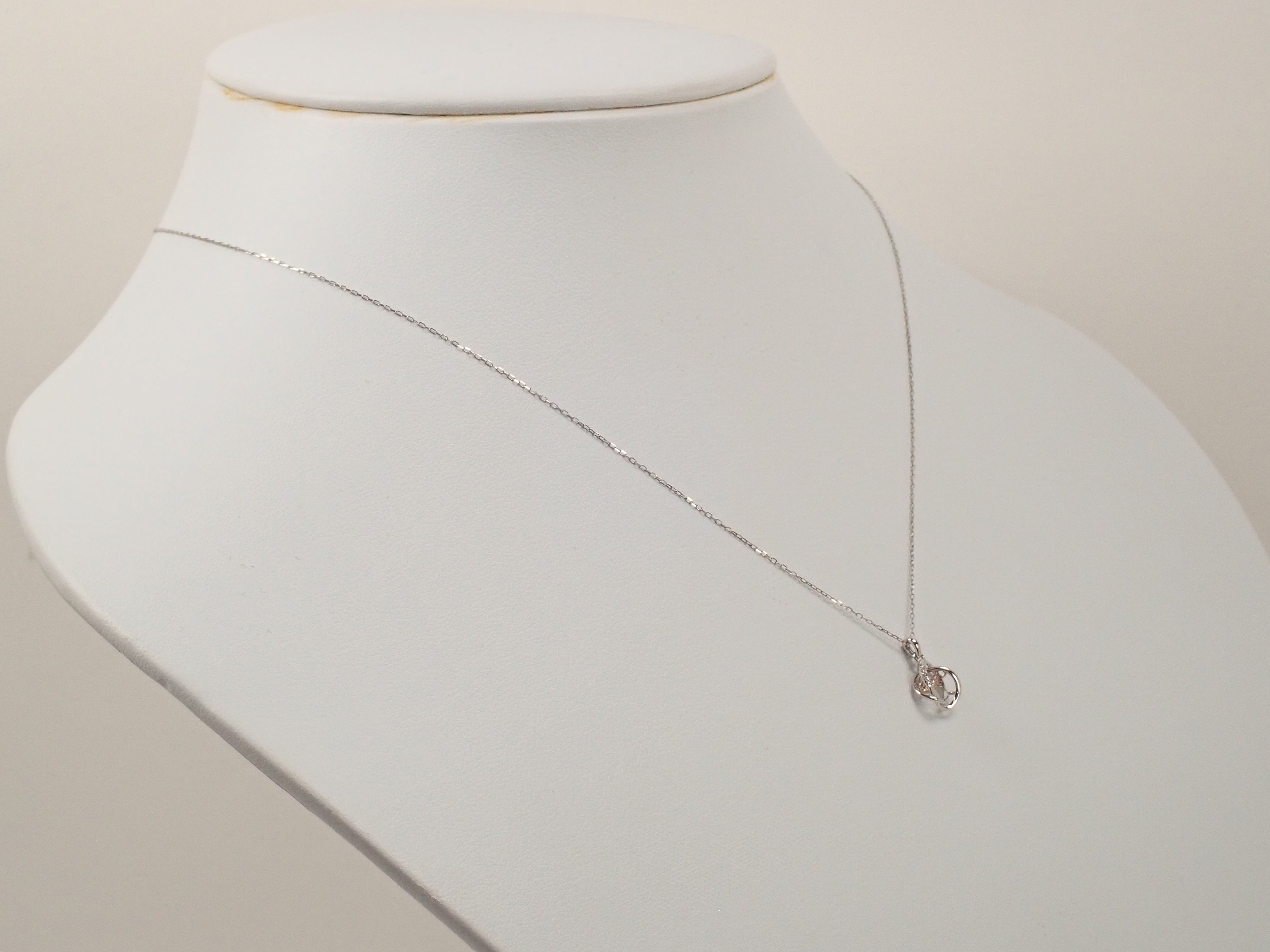 【22602588掲載】【カラフリ】Pt900 ピンクダイヤモンド 0.008ct ペンダント(ネックレス)