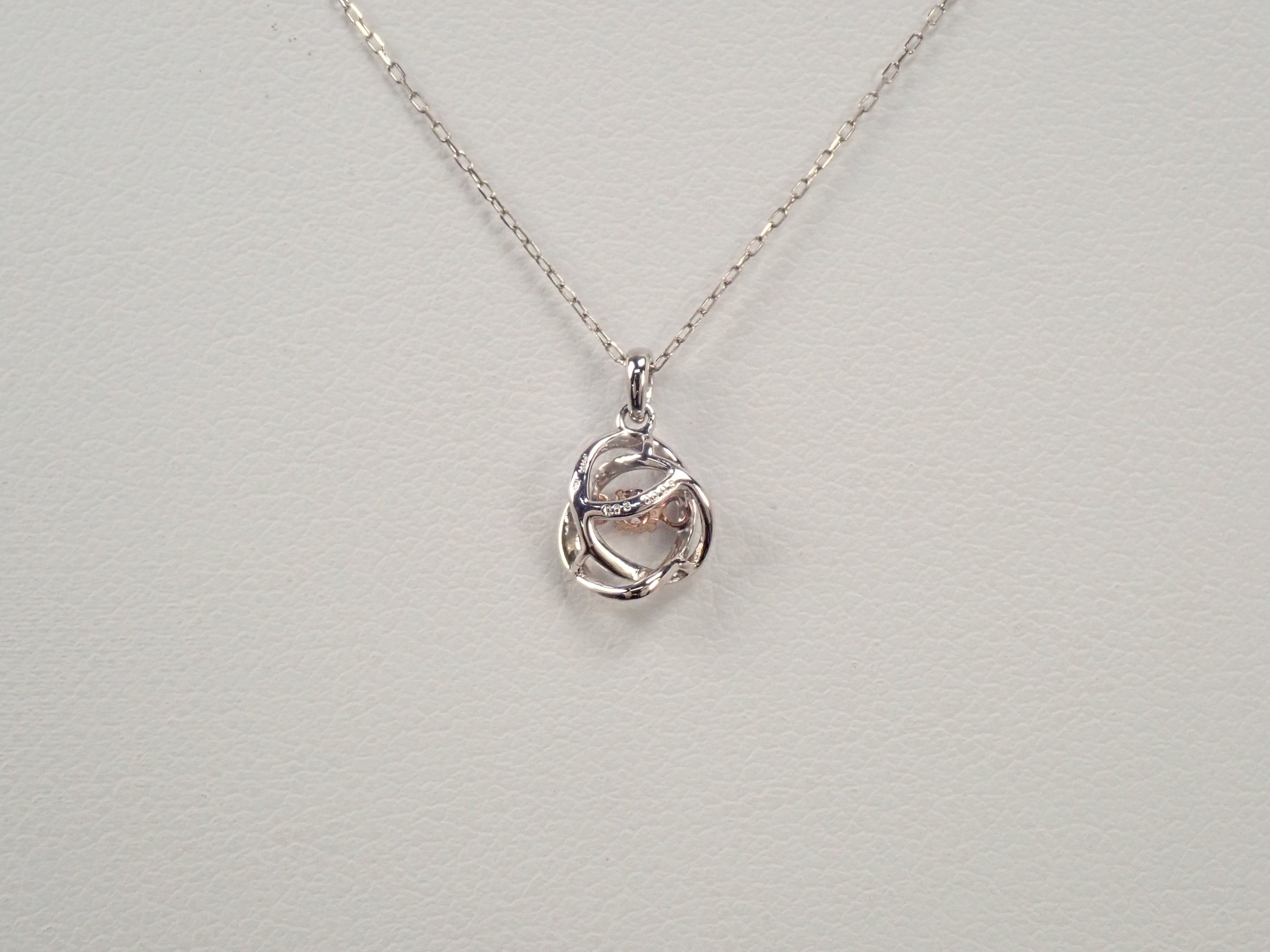 【22602588掲載】【カラフリ】Pt900 ピンクダイヤモンド 0.008ct ペンダント(ネックレス)