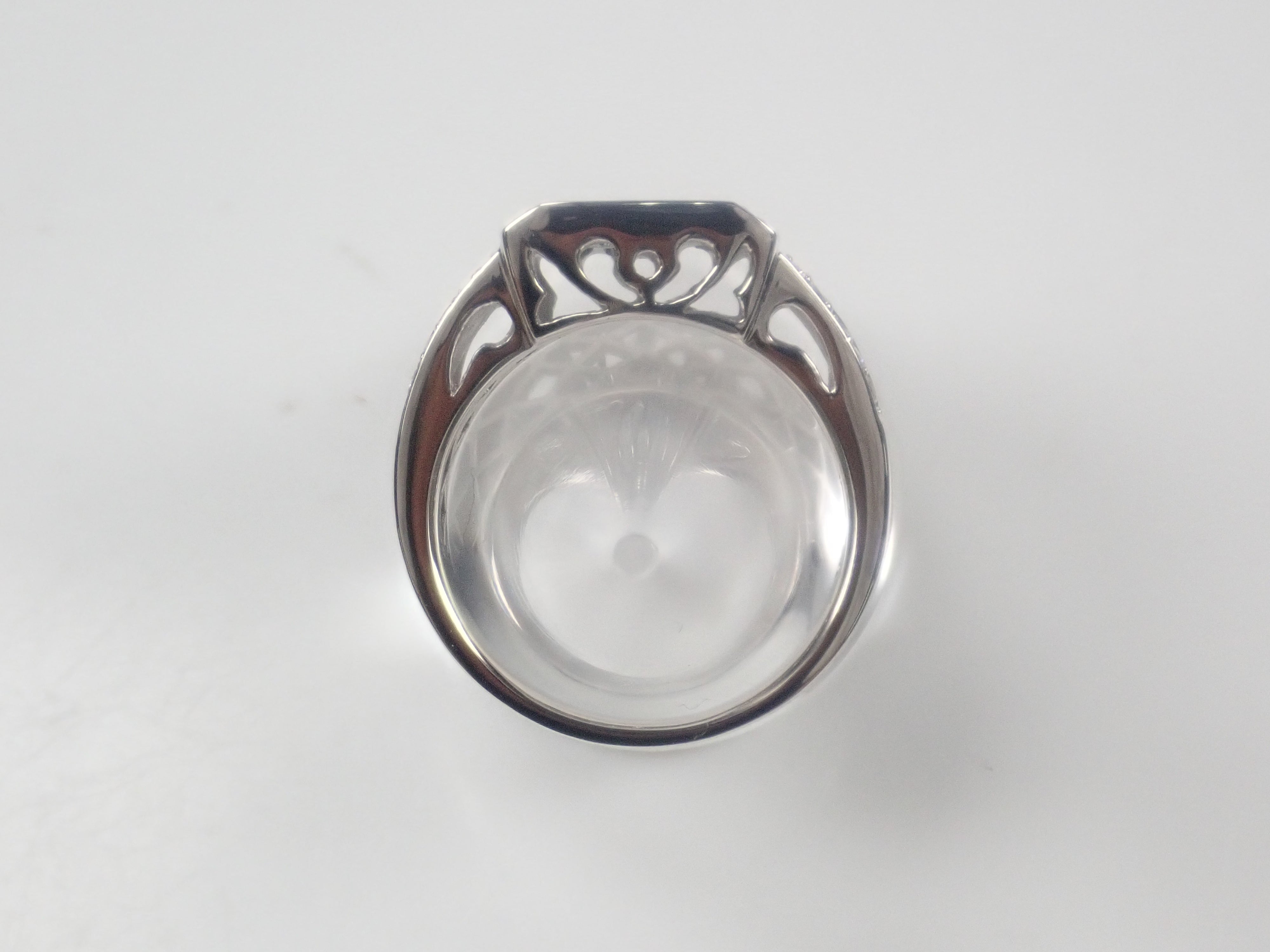 Pt900 アイスブルーダイヤモンド(トリートメント) 1.00ct リング