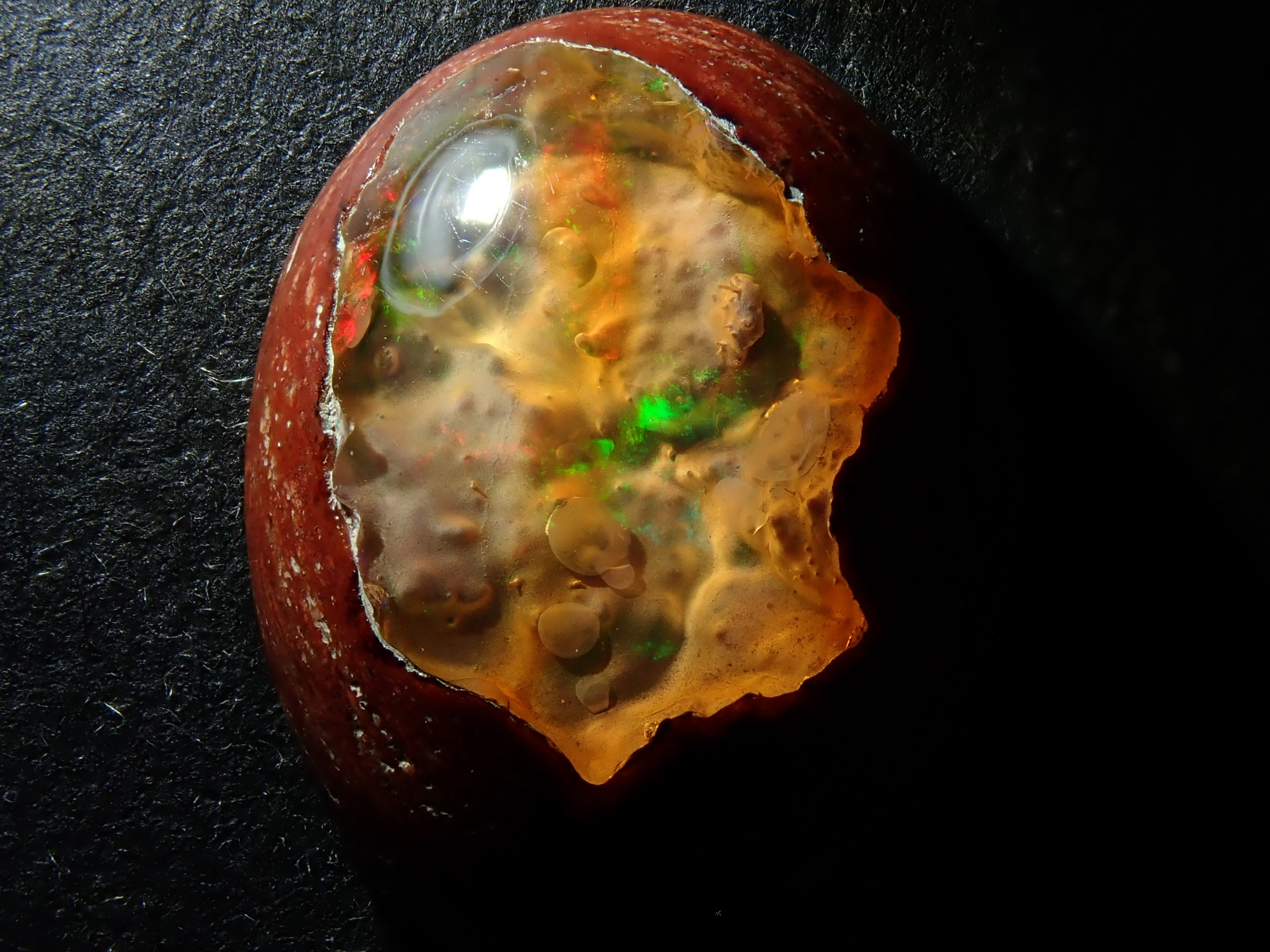 【4/29 22時販売】メキシコ産カンテラオパール 5.811ctルース 鑑別書