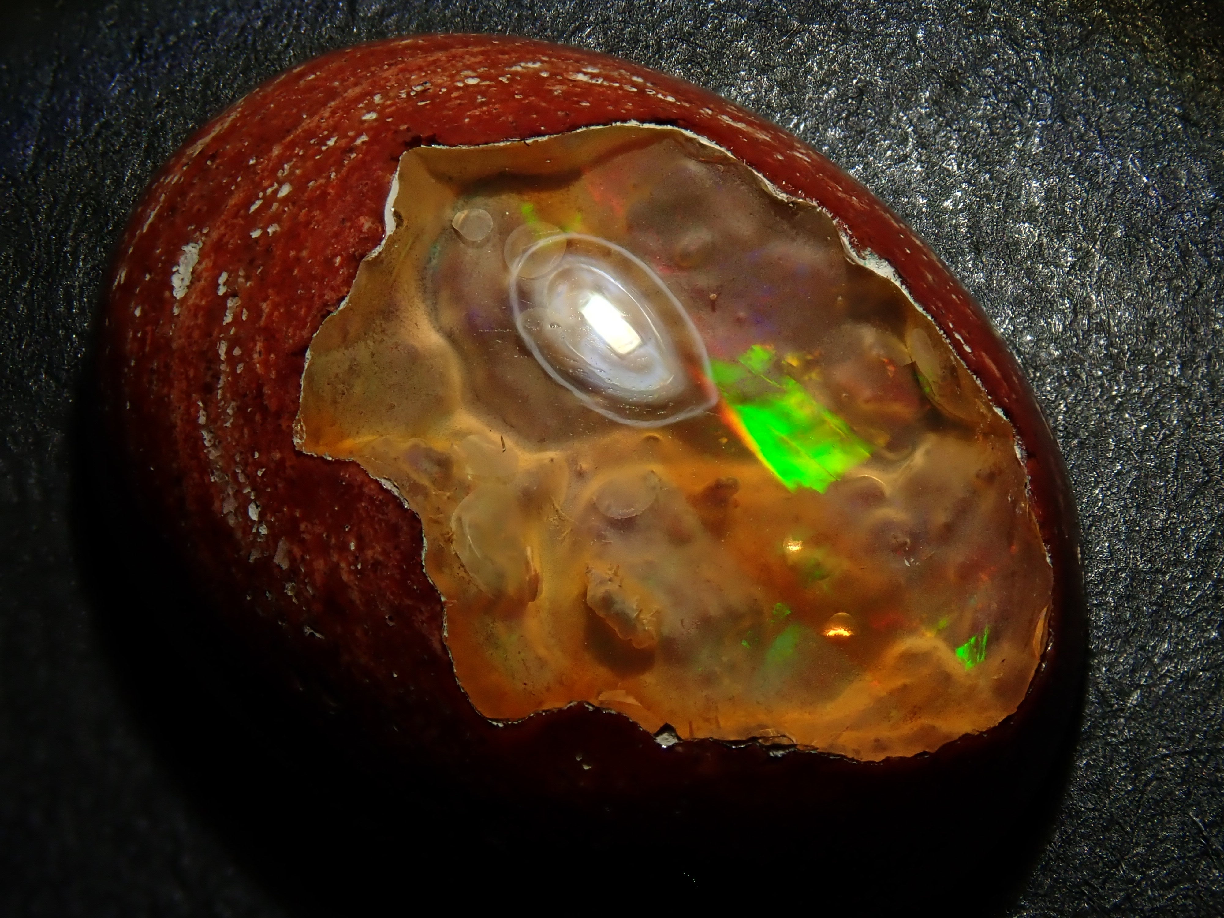 【4/29 22時販売】メキシコ産カンテラオパール 5.811ctルース 鑑別書