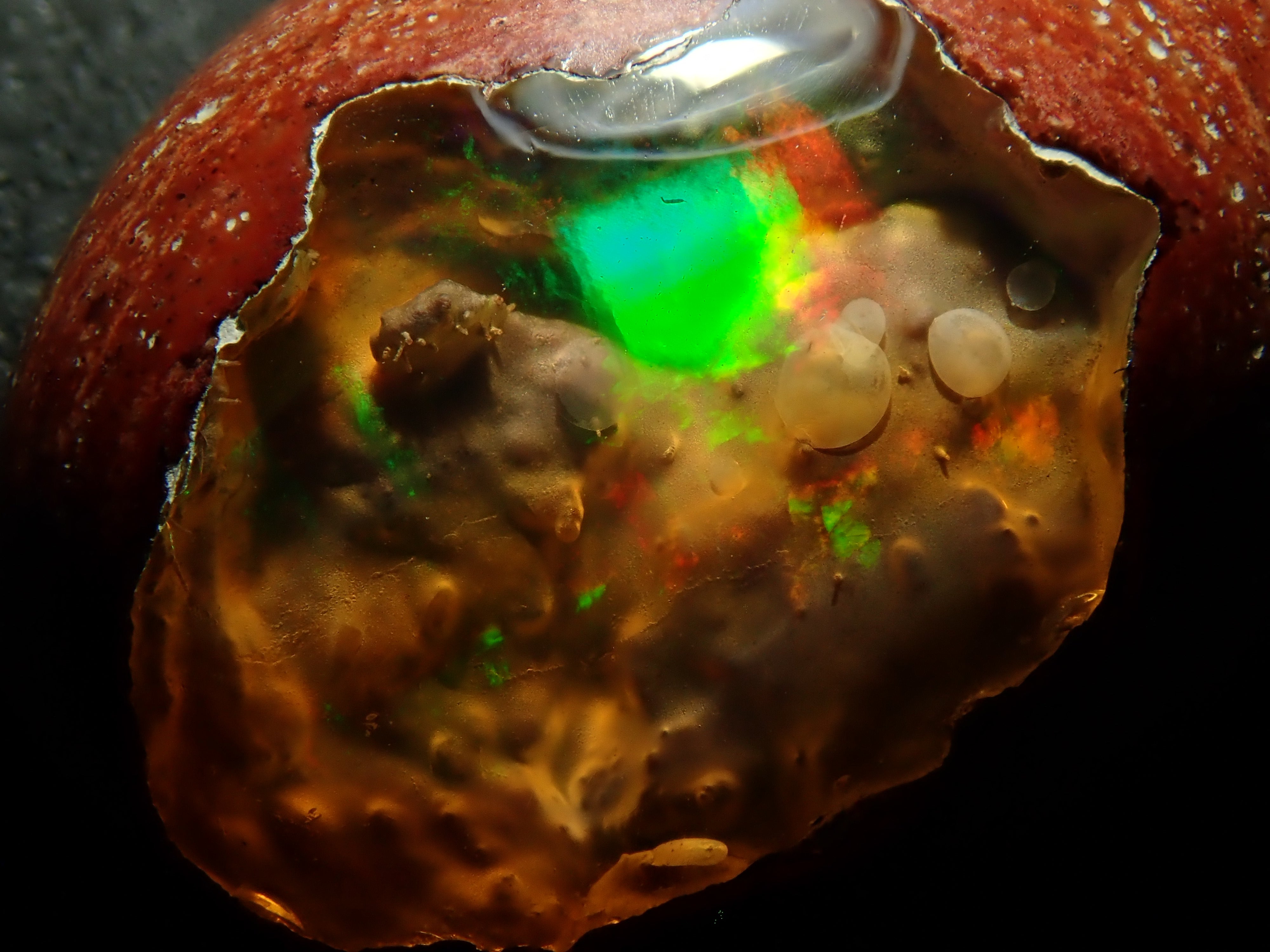 【4/29 22時販売】メキシコ産カンテラオパール 5.811ctルース 鑑別書