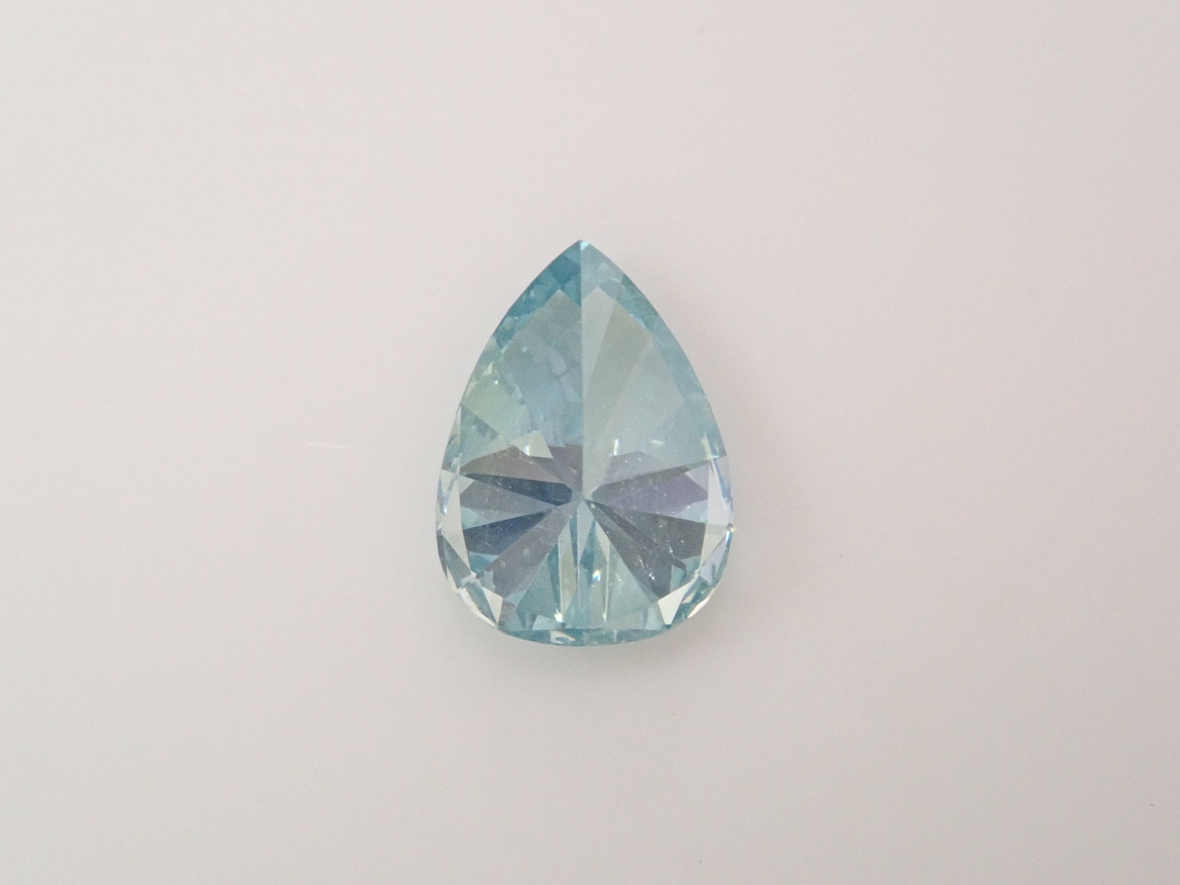 【32501905掲載】ブルーダイヤモンド(トリートメント) 0.801ctルース(FANCY INTENSE GREEN BLUE, SI-2)